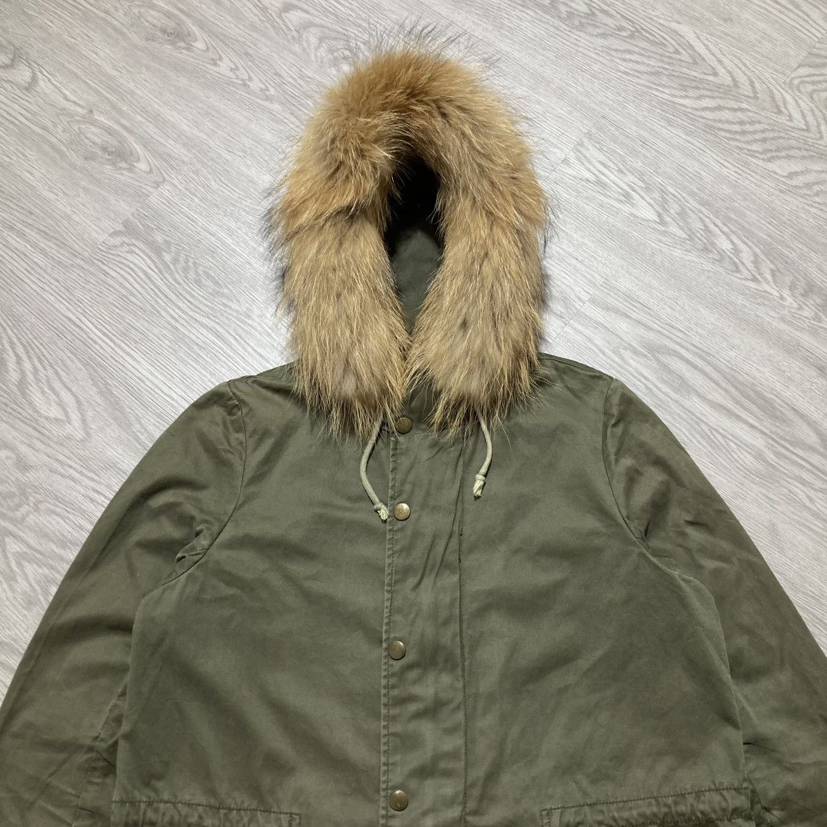Japanese Brand 2000s Archives Parka Fur Jacket Military Green Army Size US M / EU 48-50 / 2 - 2 Thumbnail
