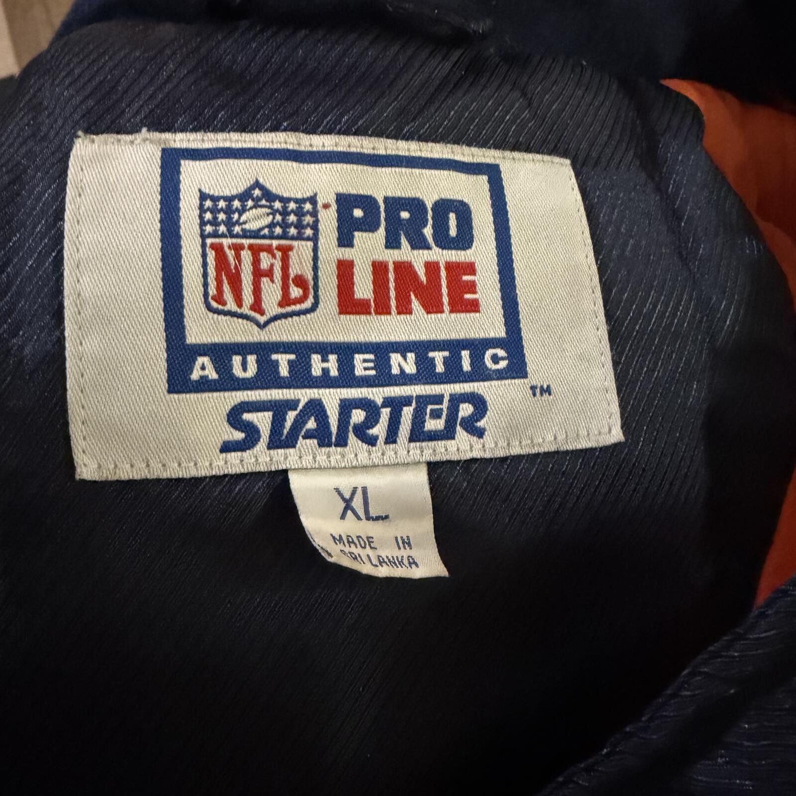 Starter Vintage Denver Broncos Starter Pro Line NFL Puffer Jacket Size US XL / EU 56 / 4 - 5 Thumbnail