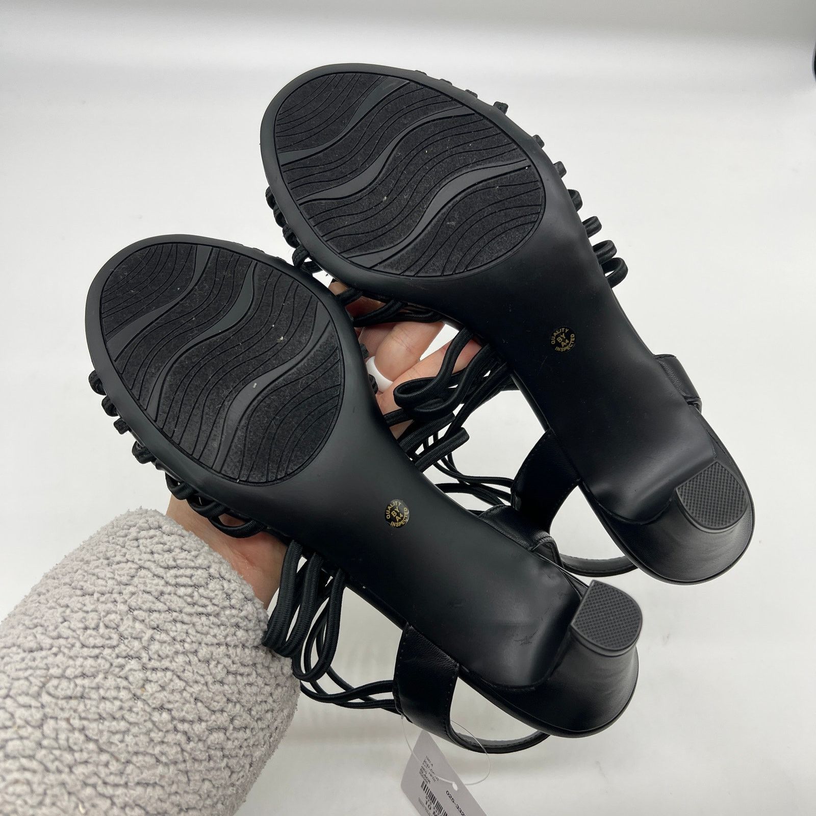 Other east 5th Womens Niko Heeled Sandals Black Size 10M Size US 10 / IT 40 - 9 Thumbnail