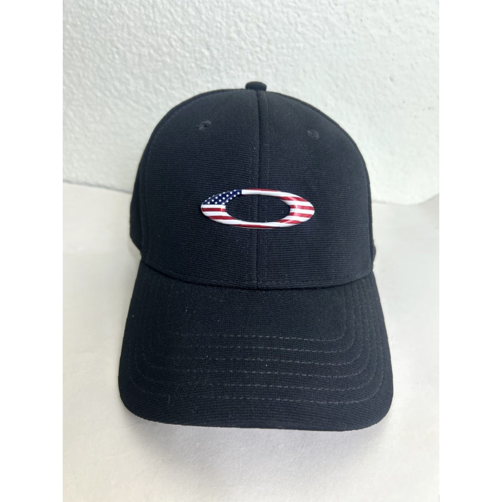 Oakley Oakley Cap Men's Blue Stretch L/XL USA American Flag Ellipse Logo 911797 Tincan Size ONE SIZE - 2 Thumbnail