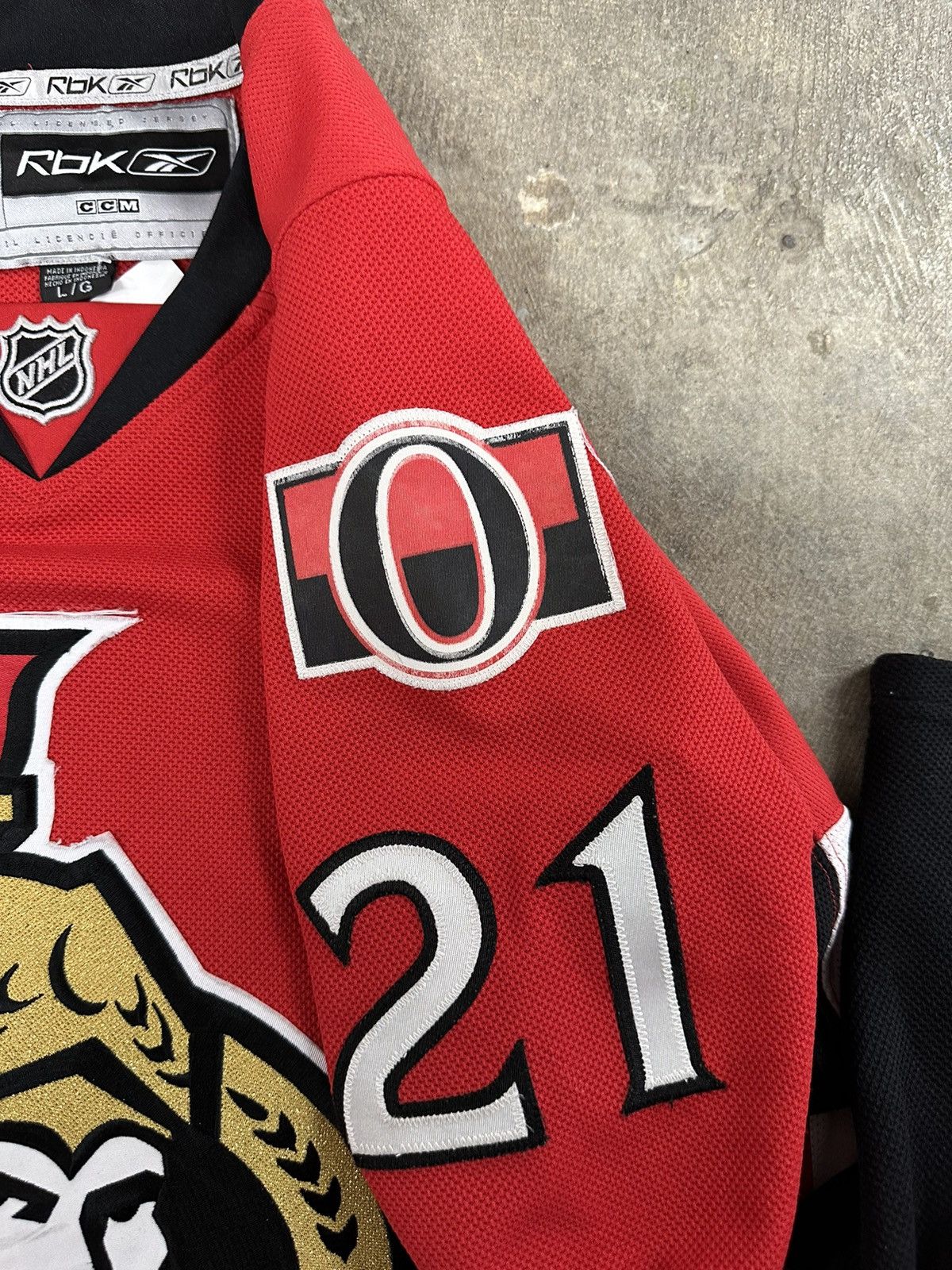 Reebok × Vintage Crazy Y2K Ottawa Senators Reebok Hockey Jersey #21 Size US L / EU 52-54 / 3 - 13 Thumbnail