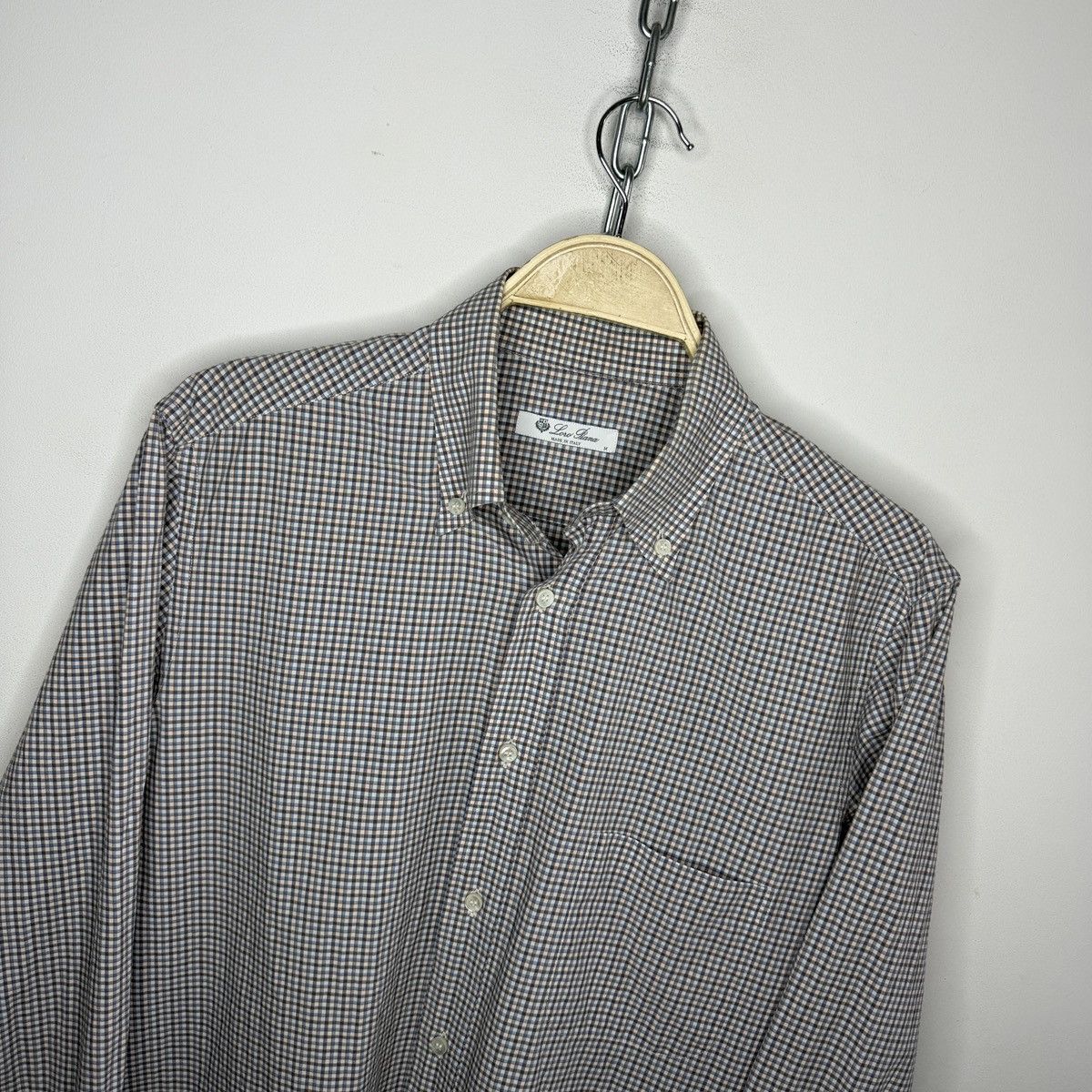 Loro Piana Loro Piana Shirt Button Up Checkered Size US M / EU 48-50 / 2 - 4 Thumbnail