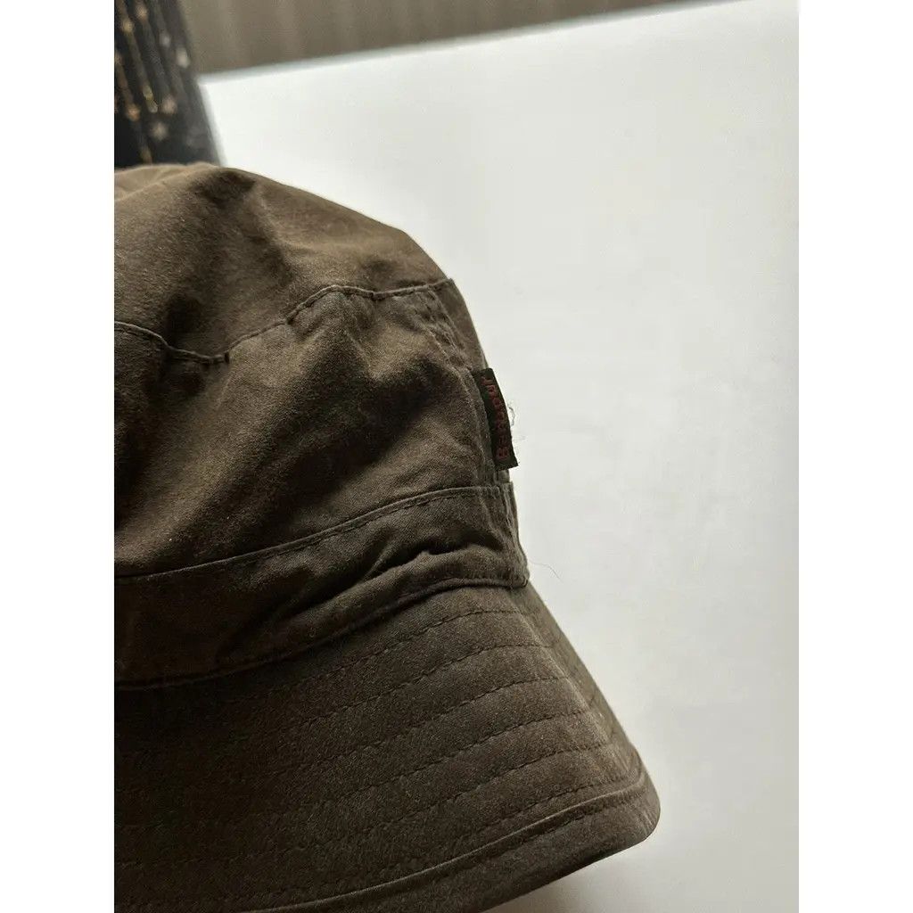 Barbour Barbour Waxed Bucket Hat Khaki Size ONE SIZE - 7 Thumbnail