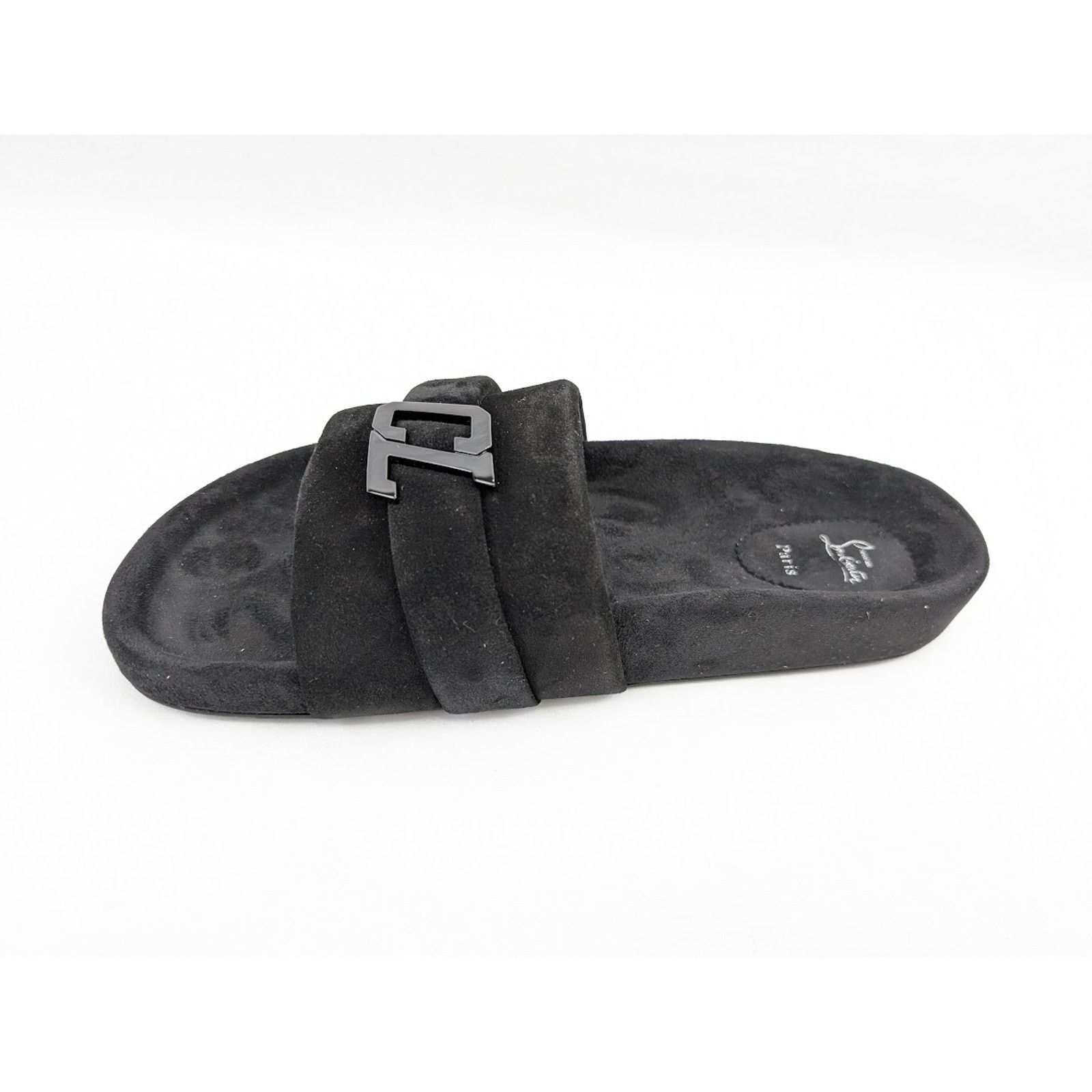 Christian Louboutin o1rshd1 Crosta Varsimule Bizz Flat in Black Size US 13 / EU 46 - 10 Thumbnail