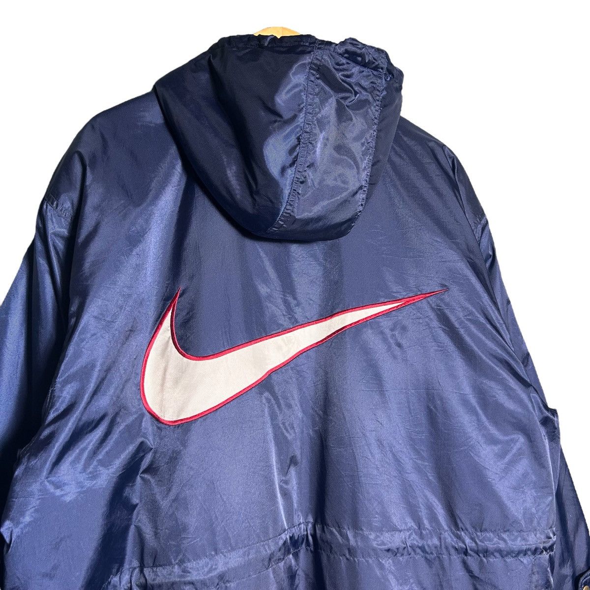 Nike Vintage Nike Big Swoosh Big Logo Jacket Coat Size XXL / US 16-18 / IT 52-54 - 4 Thumbnail