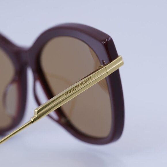 Bottega Veneta 🕶️ New Bottega Veneta BV1296SA 004 Sunglasses - Bordeaux Size ONE SIZE - 7 Thumbnail