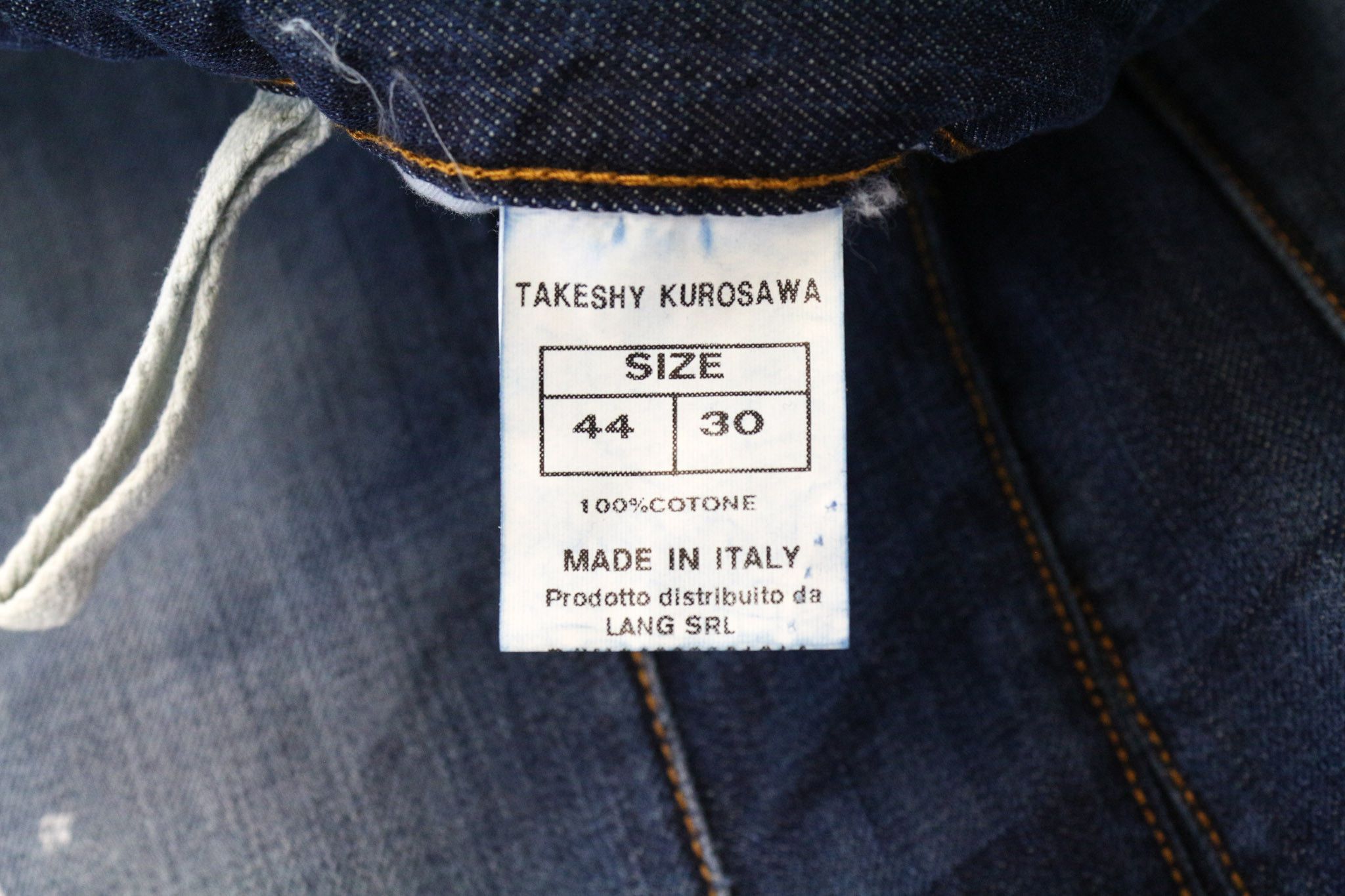 Takeshy Kurosawa TK 55 P W30 Blue Slim Taper Distressed Jeans 75956 Size US 30 / EU 46 - 5 Thumbnail