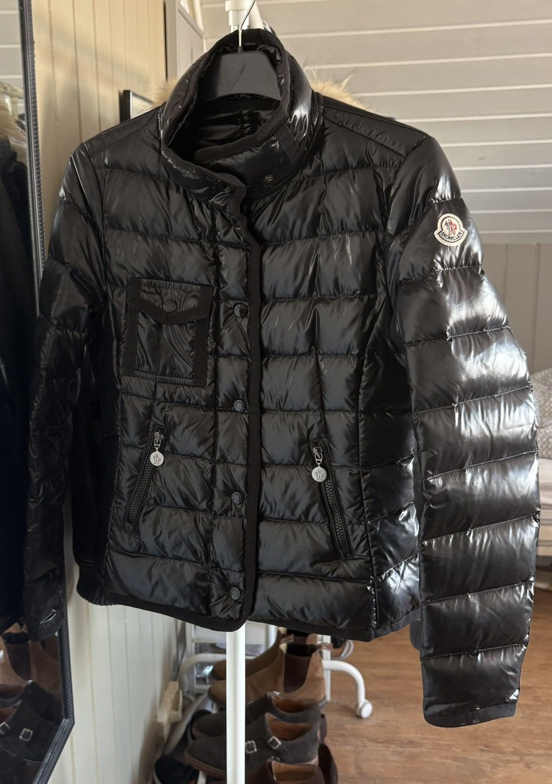 Moncler Moncler Armoise Jacket Size S / US 4 / IT 40 - 2 Thumbnail