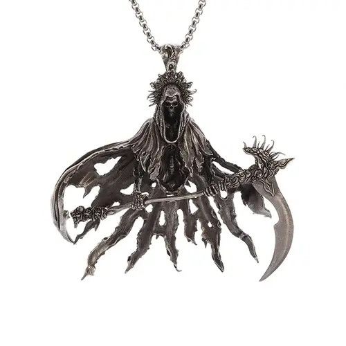 Jewelry Gothic Vintage Skeleton Necklace Size ONE SIZE - 1 Thumbnail