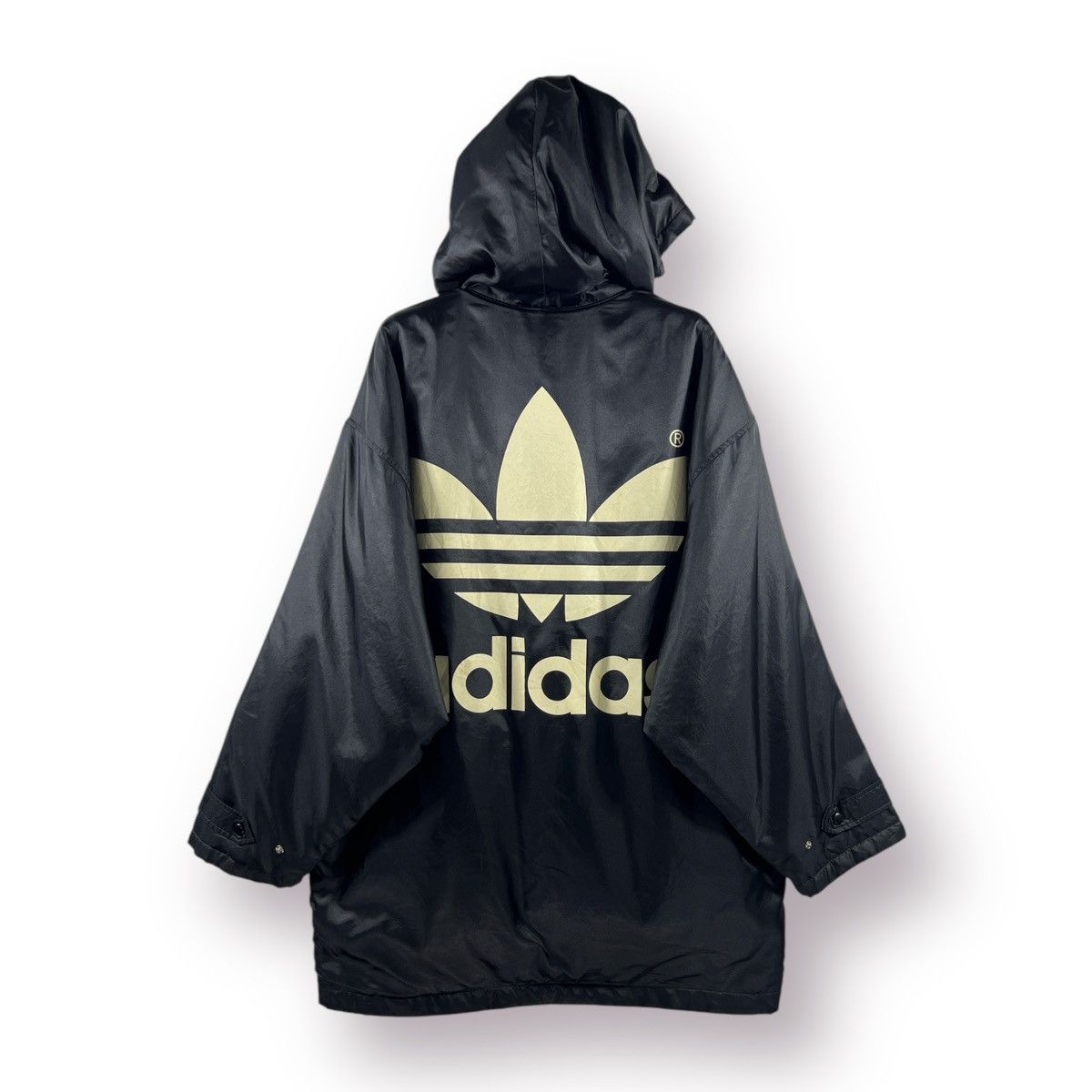 Adidas 🔥 Vtg 90's Adidas Trefoil sportwear long jacket big logo Size US L / EU 52-54 / 3 - 1 Thumbnail