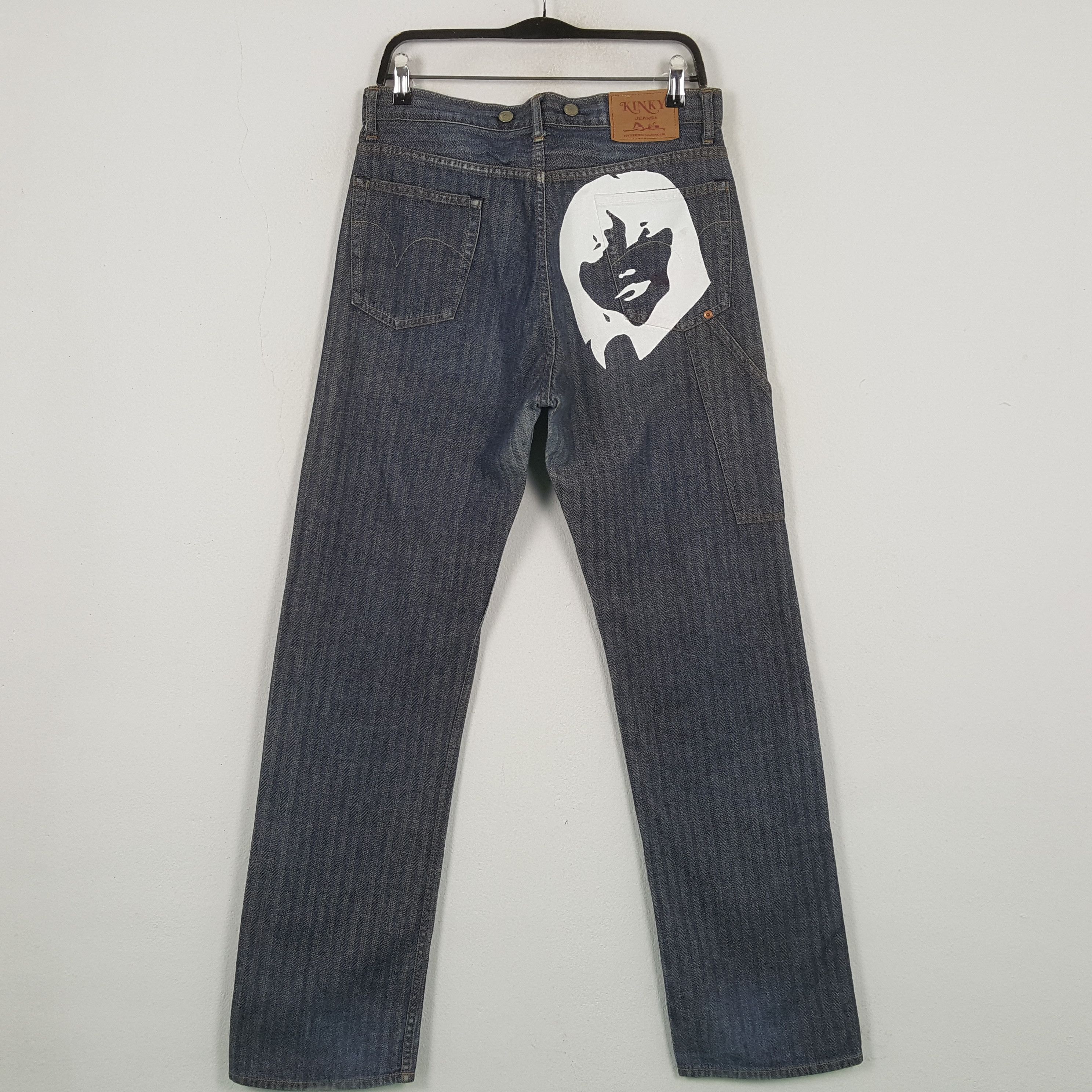 Hysteric Glamour HYSTERIC GLAMOUR Japanese Brand Custom Art Jeans C280N31 Size US 32 / EU 48 - 1 Thumbnail