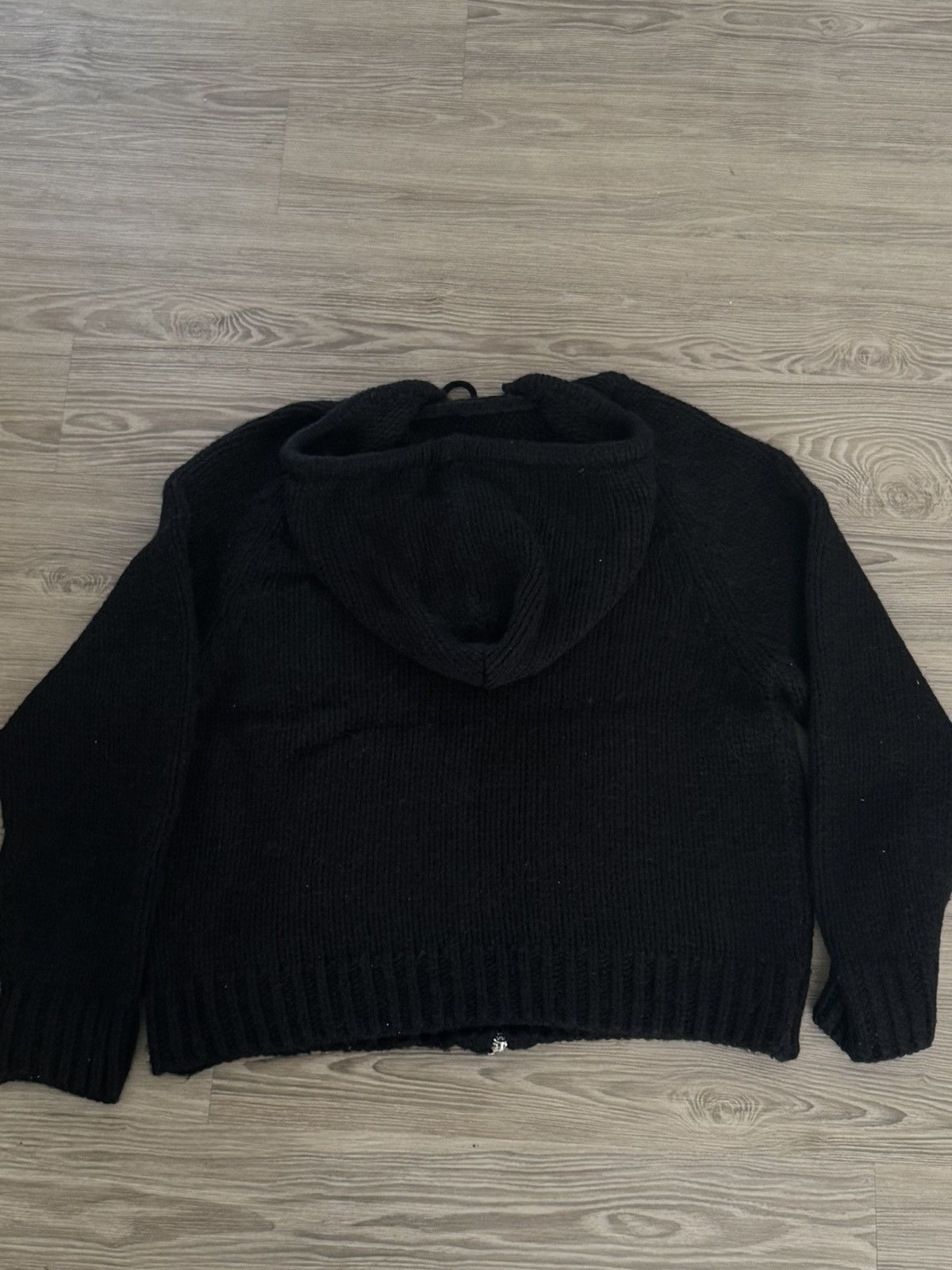 Amiri AMIRI Black chunky zip-up hoodie Size US M / EU 48-50 / 2 - 6 Thumbnail