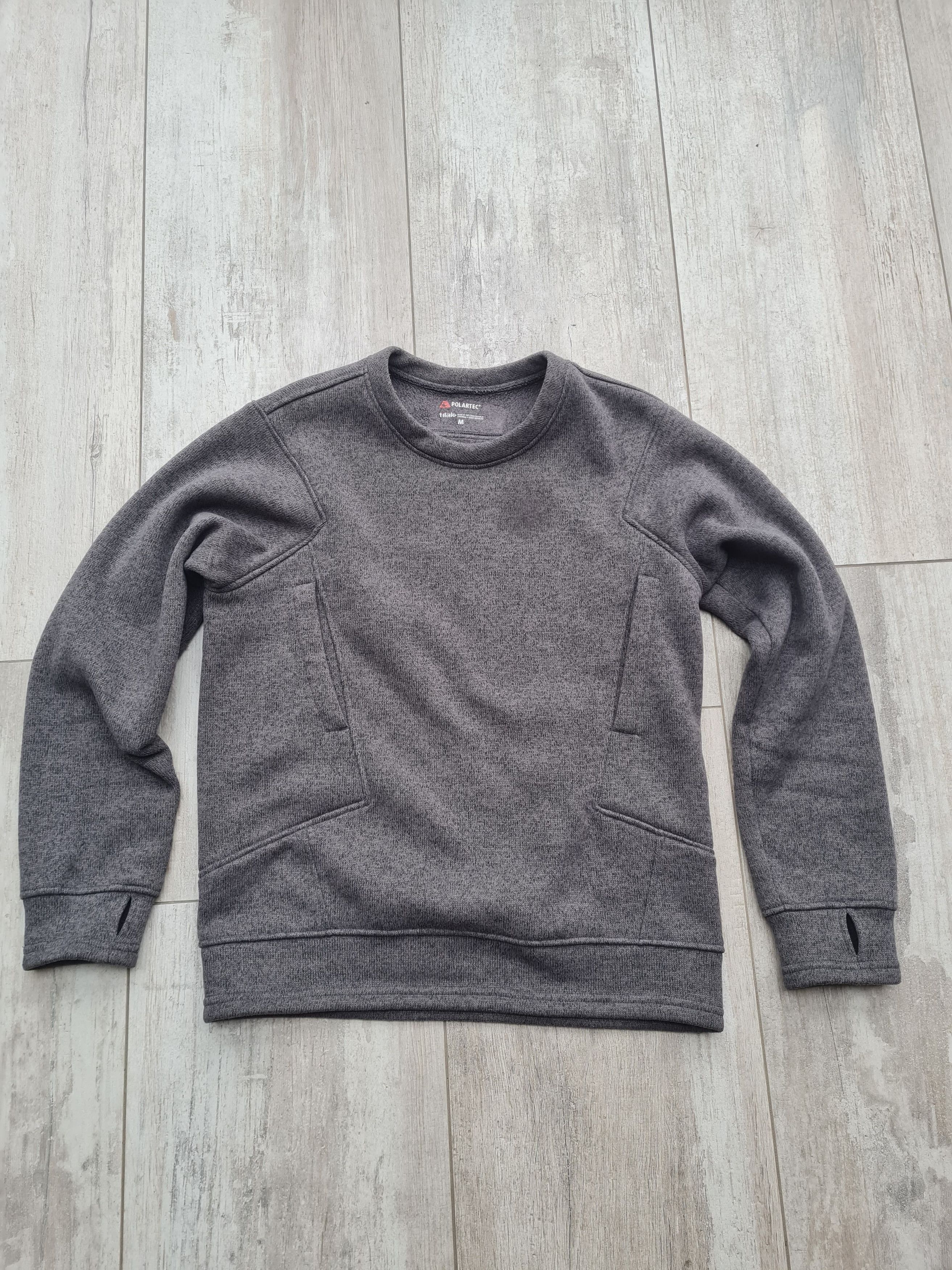 image of Tilak Poutnik Sage Crewneck in Ash Grey, Men's (Size Medium)