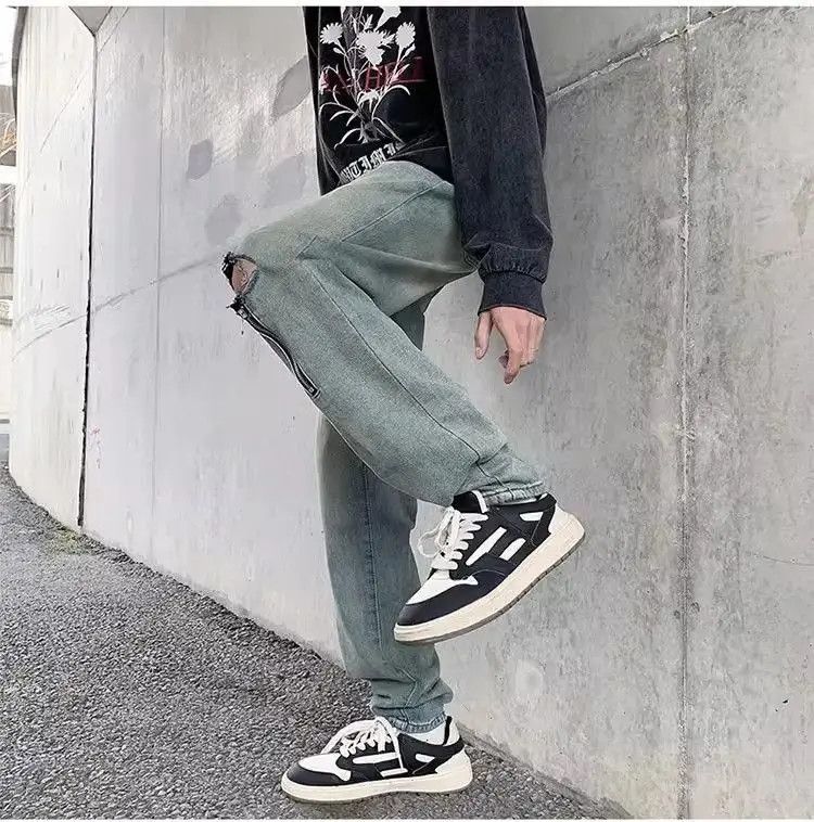 Japanese Brand Hip hop retro distressed jeans Size US 32 / EU 48 - 5 Thumbnail