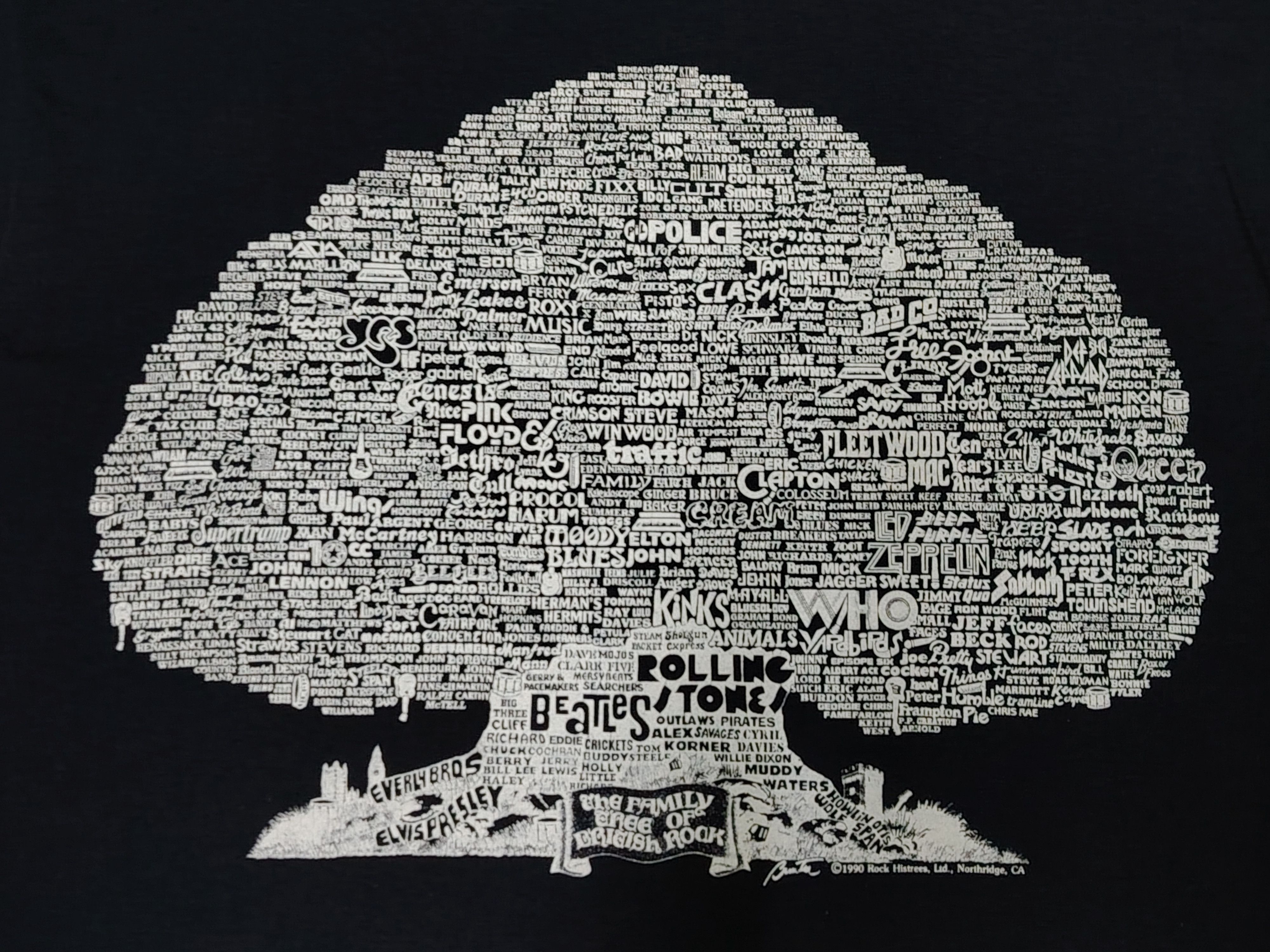 Band Tees Vintage 1990 The Family Tree of British Rock Band Tshirt Size US L / EU 52-54 / 3 - 2 Thumbnail