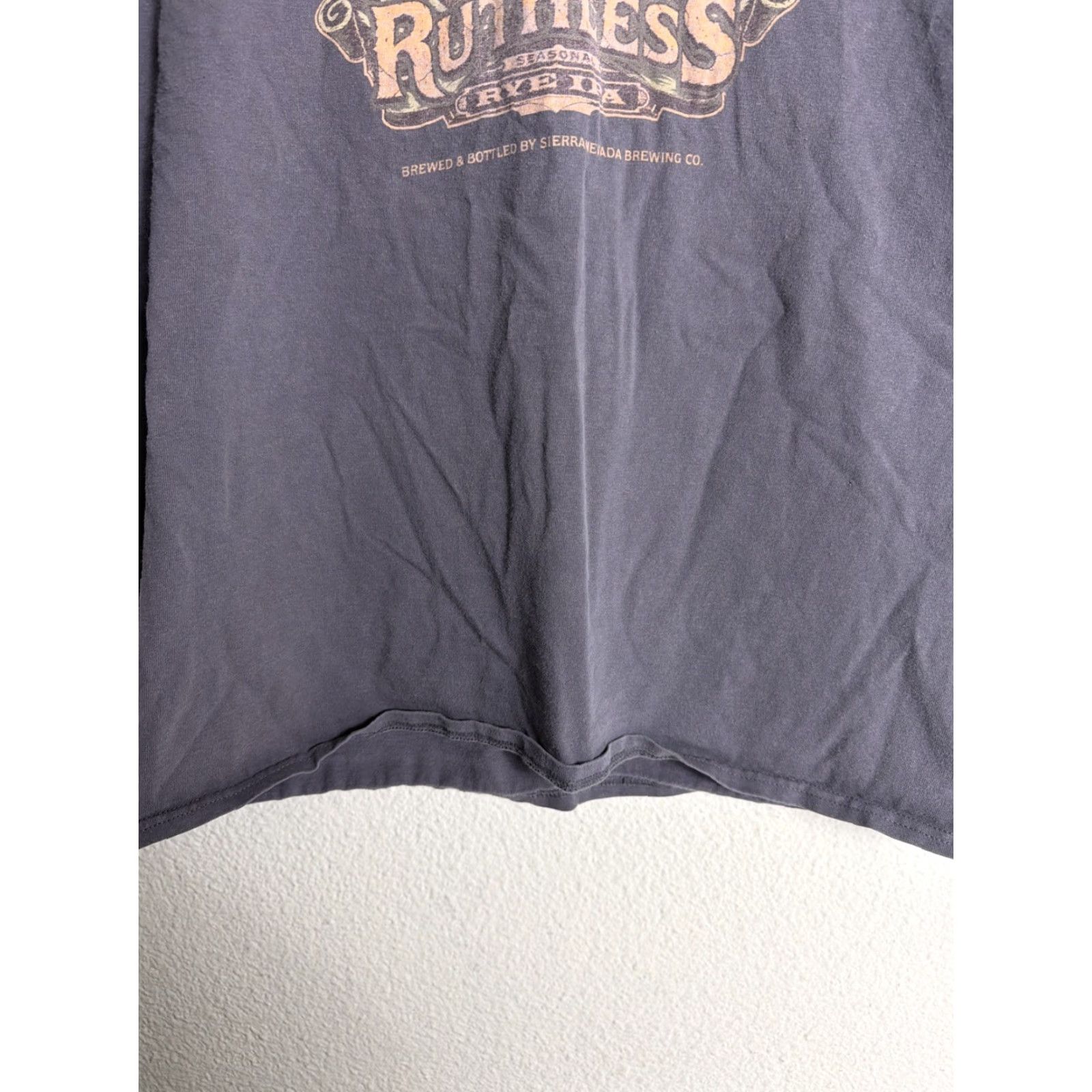 Vintage VINTAGE Sierra Nevada Women’s XL Short Sleeve T Shirt Gray Ruthless Cotton Size XL / US 12-14 / IT 48-50 - 6 Thumbnail