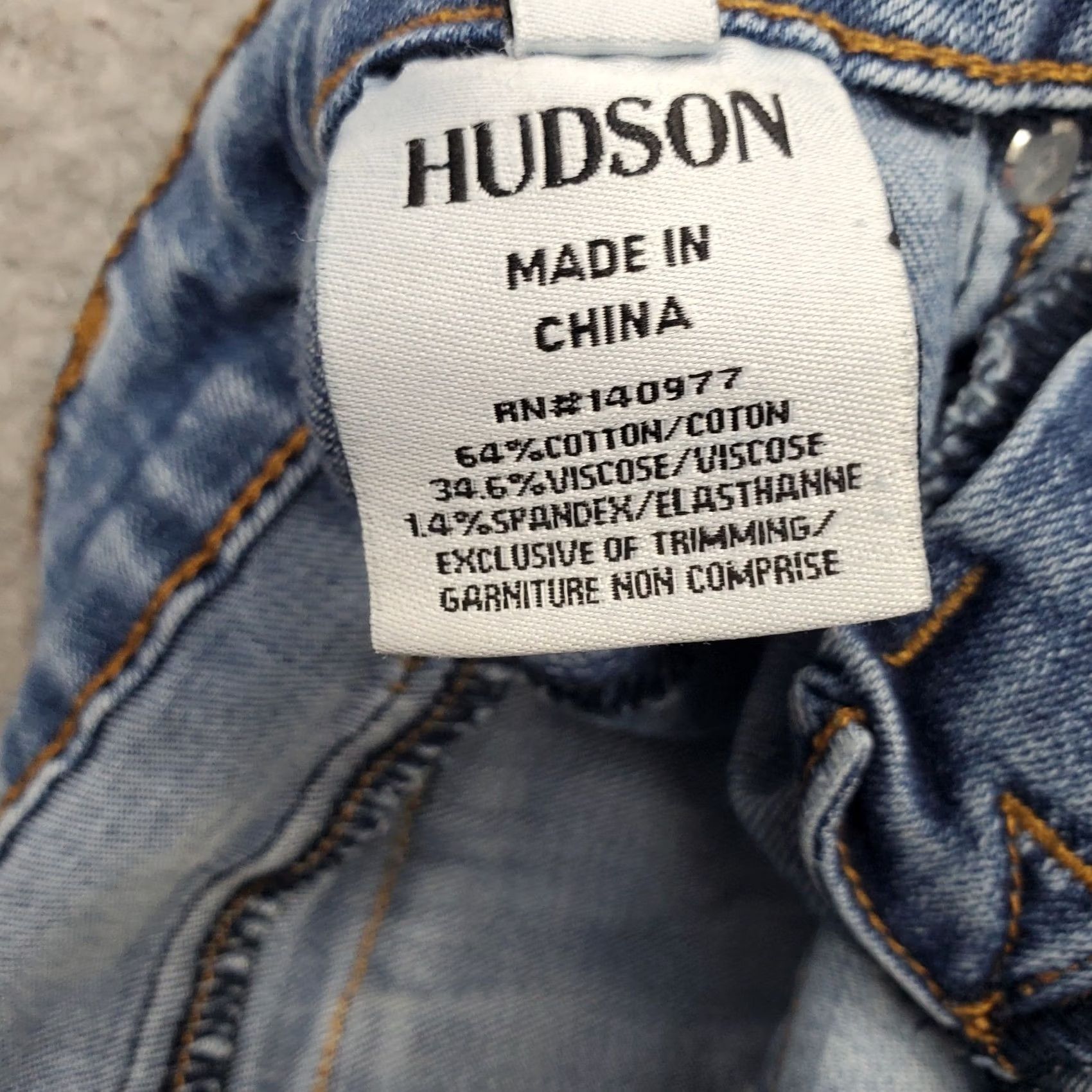 Hudson Hudson Jeans Womens 10 Blue Denim High Waisted Stretch Distressed Streetwear Jeans Womens 10 Blue Denim High Waisted Stretch Distressed Streetwear Size 32" / US 10 / IT 46 - 7 Thumbnail