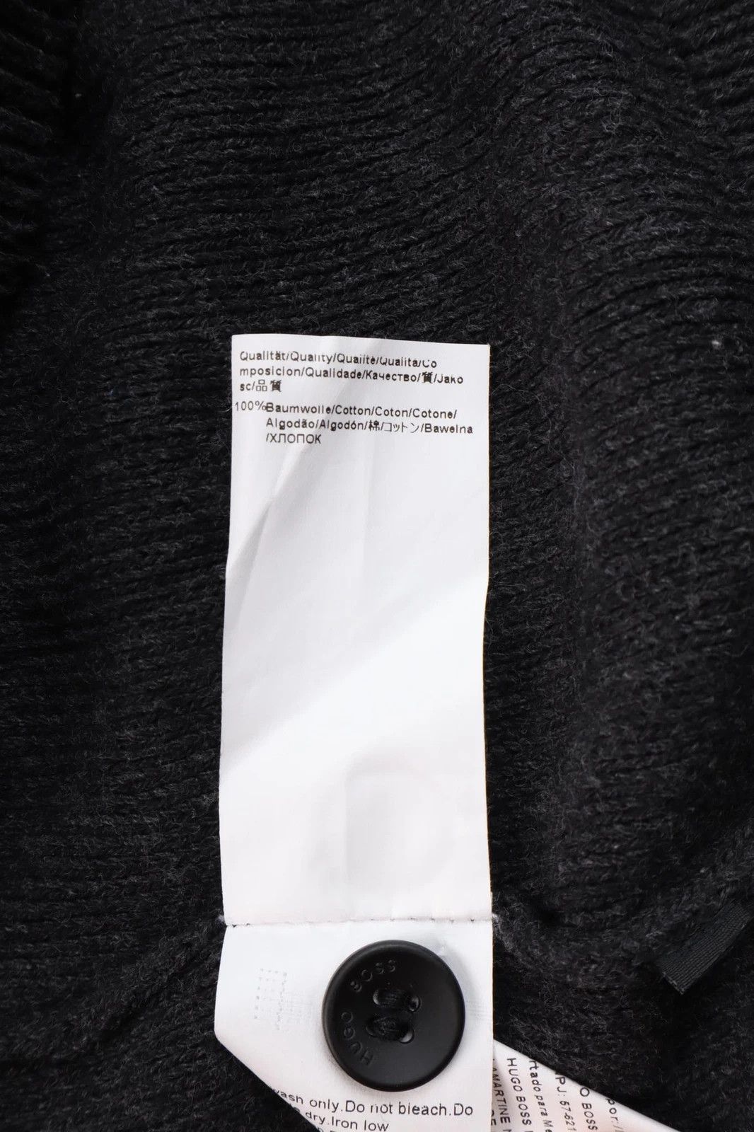 Hugo Boss Hugo Boss Slim Fit Knitted Heavy Ribbed V-Neck Sweater Size US L / EU 52-54 / 3 - 4 Thumbnail