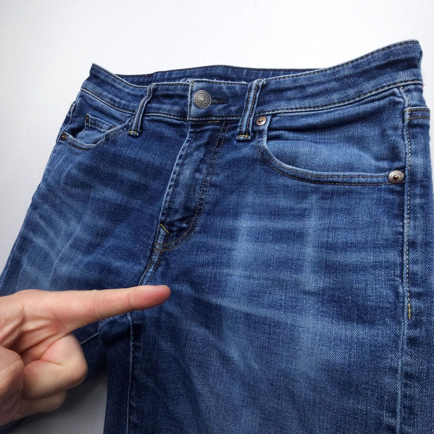 American Eagle Outfitters American Eagle Outfitters Jeans Mens 30 x 34 Dark Wash Airflex Stretch Slim Straight Denim Blue 5-Pocket 30x34 Regular Rise Mid Vintage N/A Mens Size US 30 / EU 46 - 3 Thumbnail