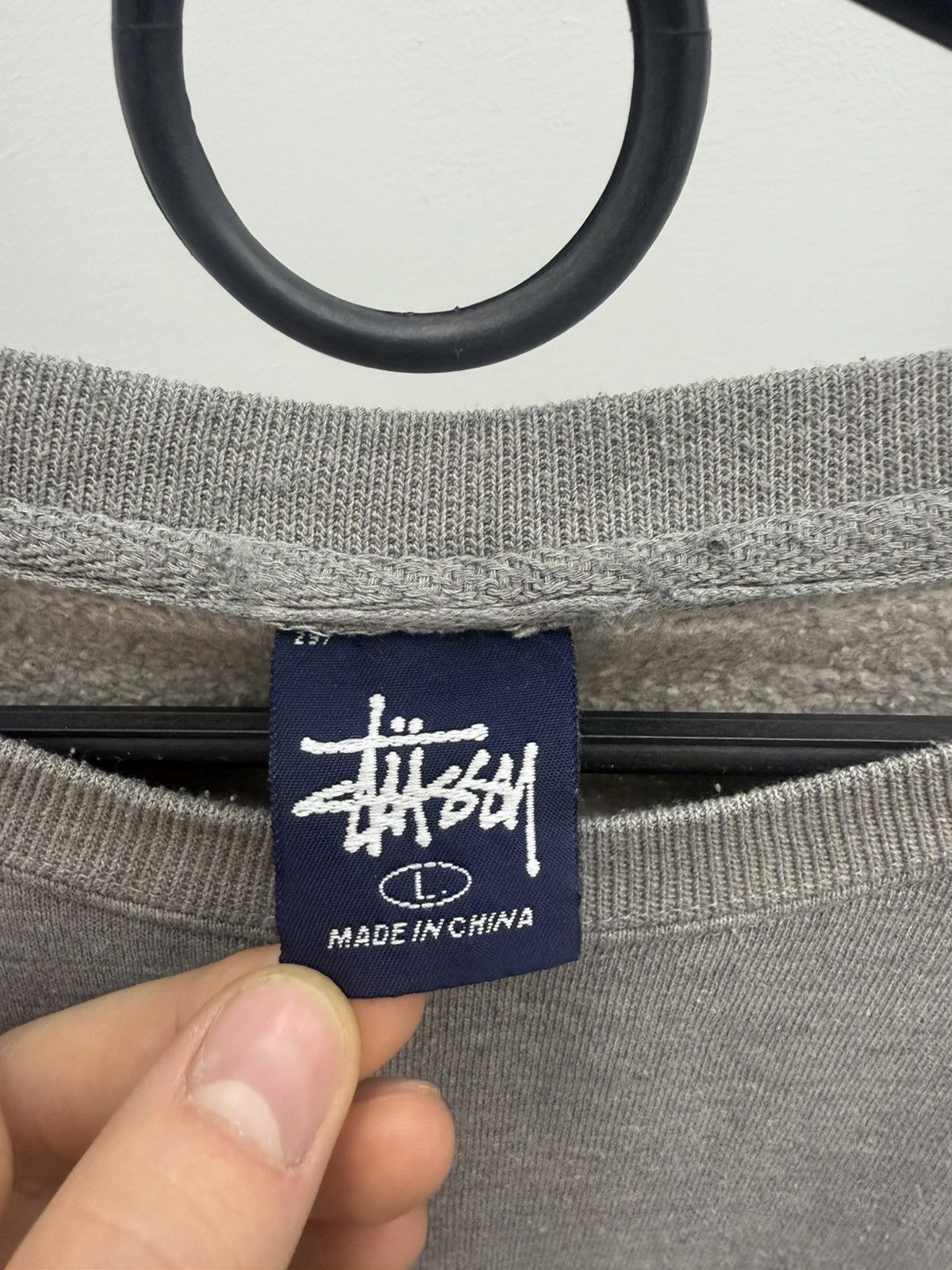 Stussy Vintage Stussy Logo Printed Cotton Sweatshirt Size US L / EU 52-54 / 3 - 3 Thumbnail