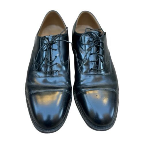 Johnston & Murphy Exquisite Johnston & Murphy Crown Black Leather Oxford Sz 8. Size US 8.5 / EU 41-42 - 2 Thumbnail