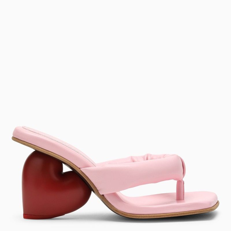 image of Yume Yume Love Pink Vegan Leather Sandals, Women's (Size 6)
