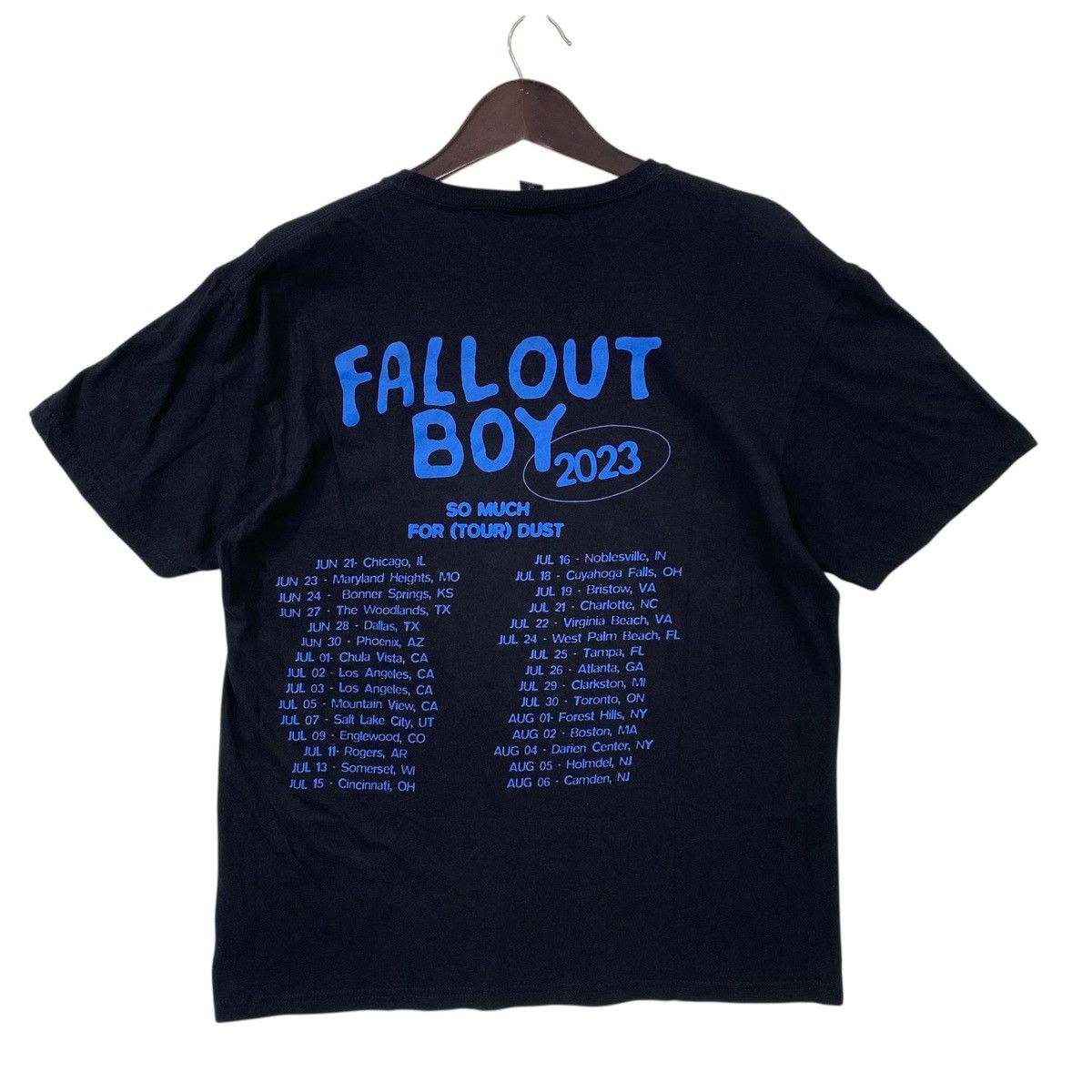 Band Tees 💥FALL OUT BOY punk rock band tour dust 2023 tee shirt Size US L / EU 52-54 / 3 - 2 Thumbnail