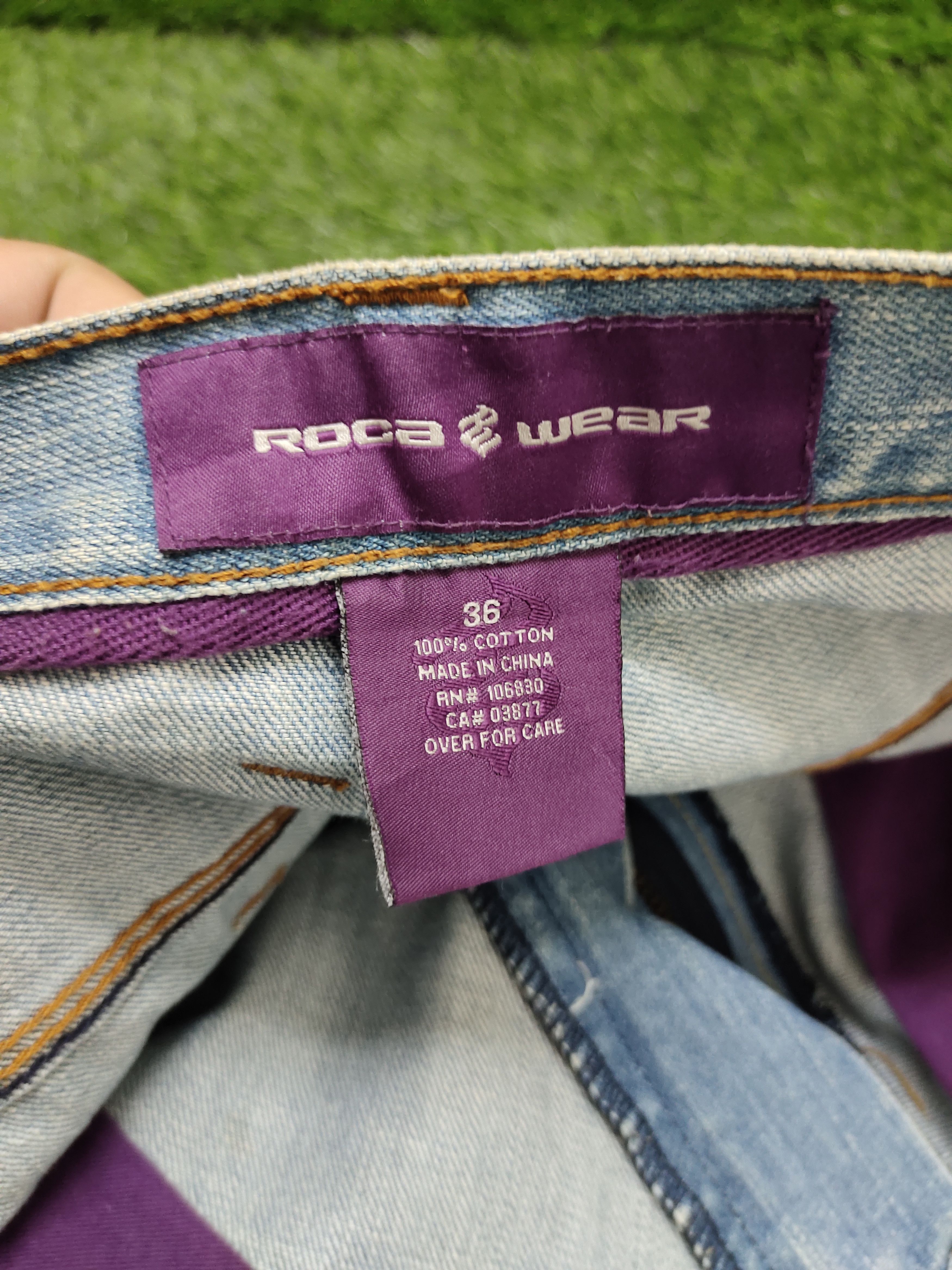 Rocawear Baggy Jeans Rocawear Wide Leg Jeans Y2k Jnco Streetwear Size US 36 / EU 52 - 16 Thumbnail