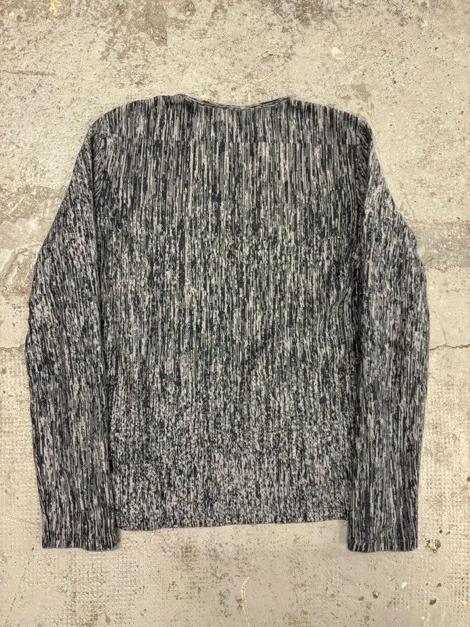 Emporio Armani SS2021 Emporio Armani Black & White Contemporary Wool Sweater Size US M / EU 48-50 / 2 - 5 Thumbnail