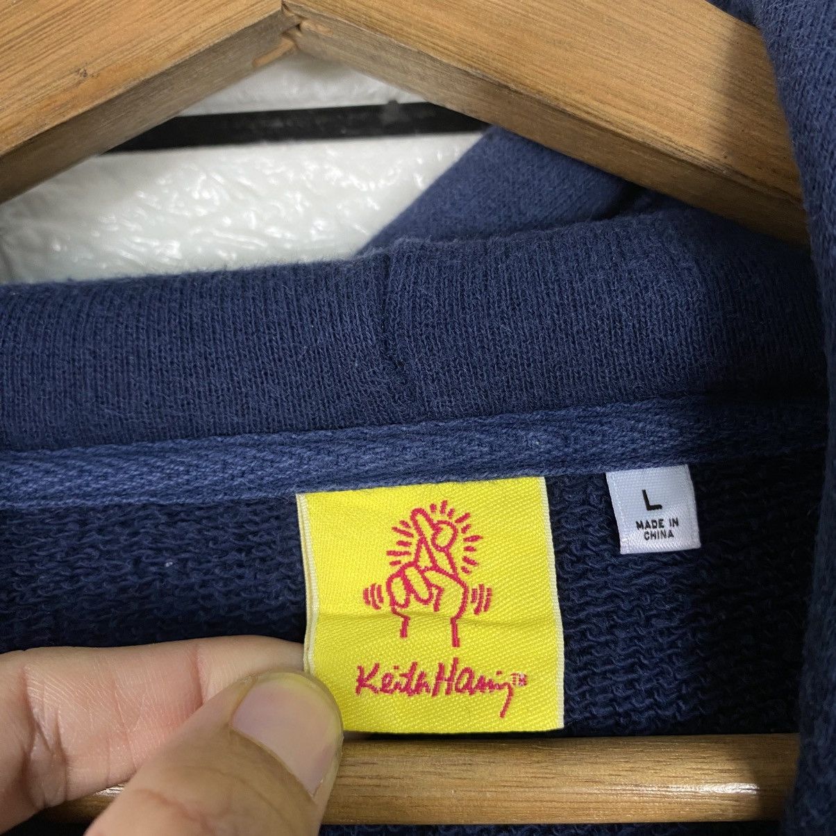 Japanese Brand 📌Vintage Hoodie Keith Harring Big Logo Size US L / EU 52-54 / 3 - 17 Thumbnail