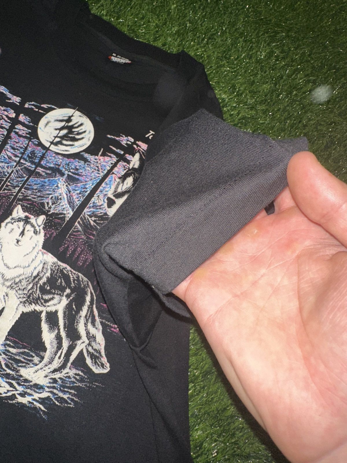 Vintage Vintage 1991 belinda worley wolf tee shirt size XL Size US XL / EU 56 / 4 - 4 Thumbnail