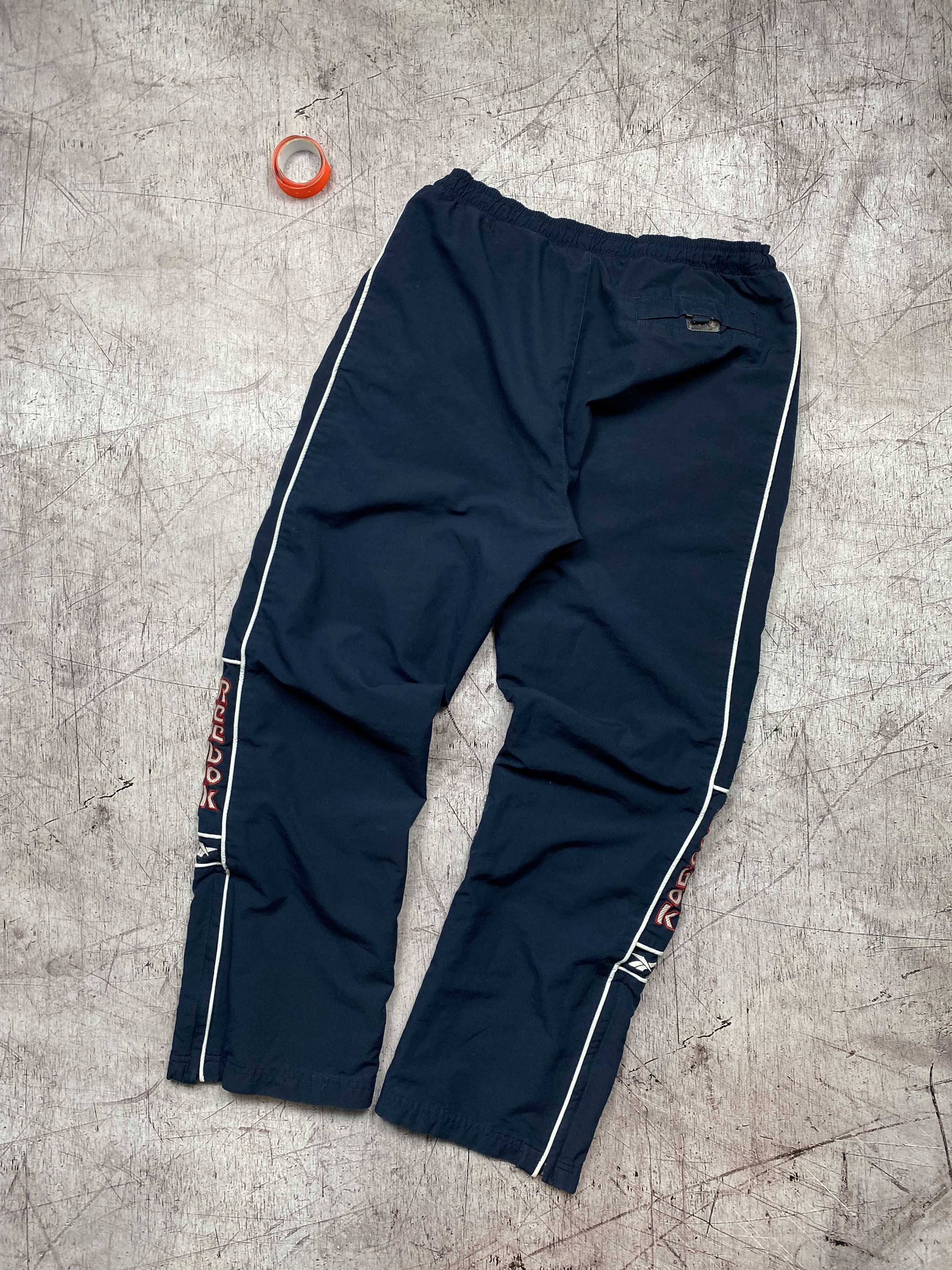 Reebok × Vintage Reebok Vintage Mens Nylon Track Pants Size US 30 / EU 46 - 8 Thumbnail