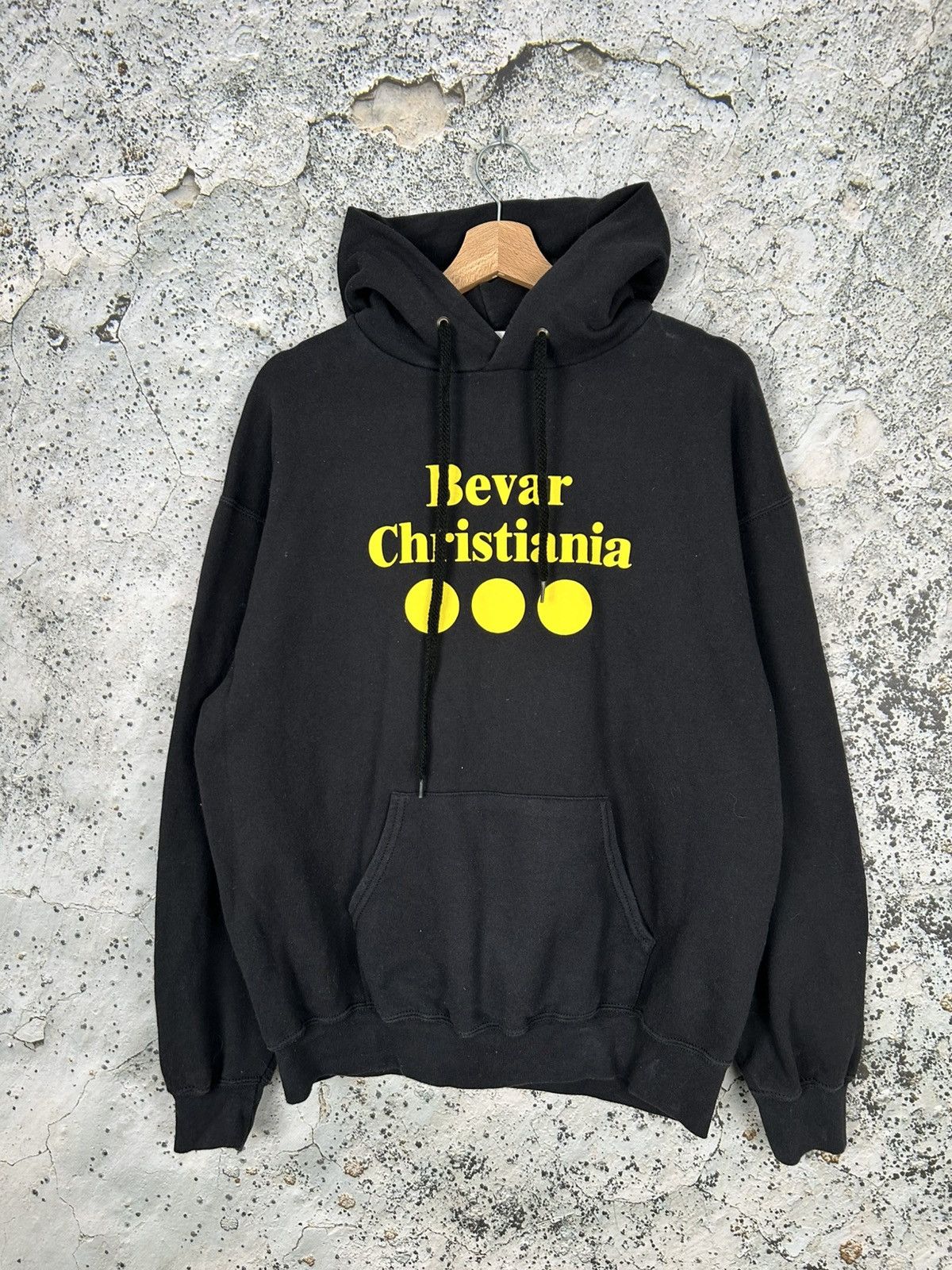 Vintage Vintage Bevar Christiania Hoodie Streetwear Skate Boxy Fit Size US L / EU 52-54 / 3 - 1 Thumbnail