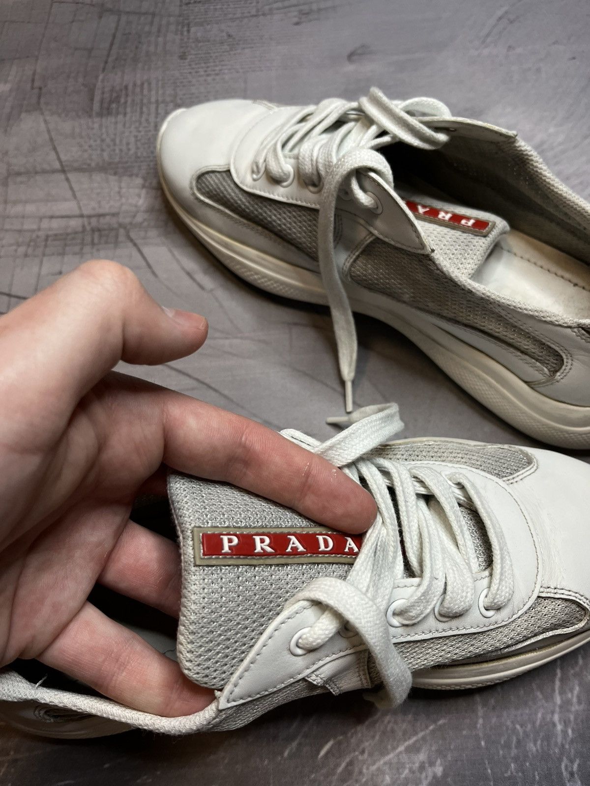Japanese Brand × Prada Prada America’s Cup low-top Sneakers Luna Rossa Size US 9.5 / IT 39.5 - 6 Thumbnail