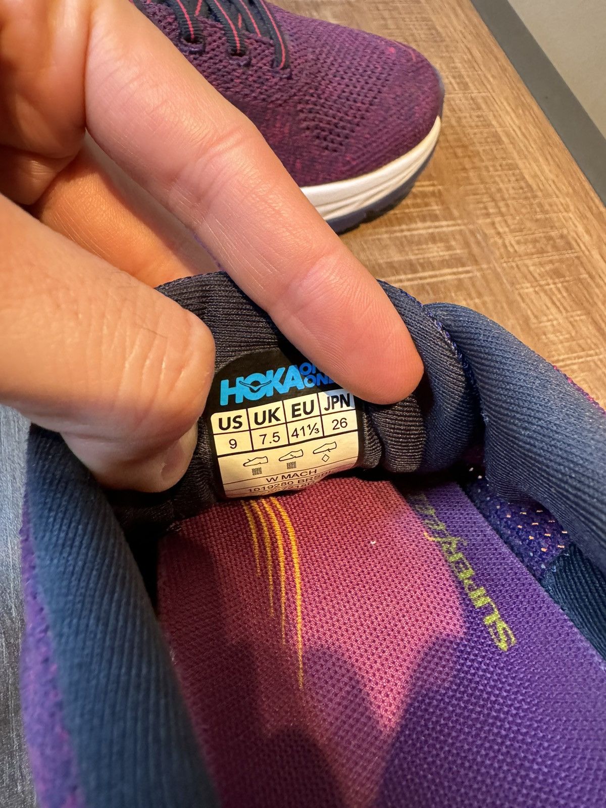Hoka Hoka One One Womens Pro Fl Athletic W Mach Purple Size 9 Size US 9 / IT 39 - 8 Thumbnail