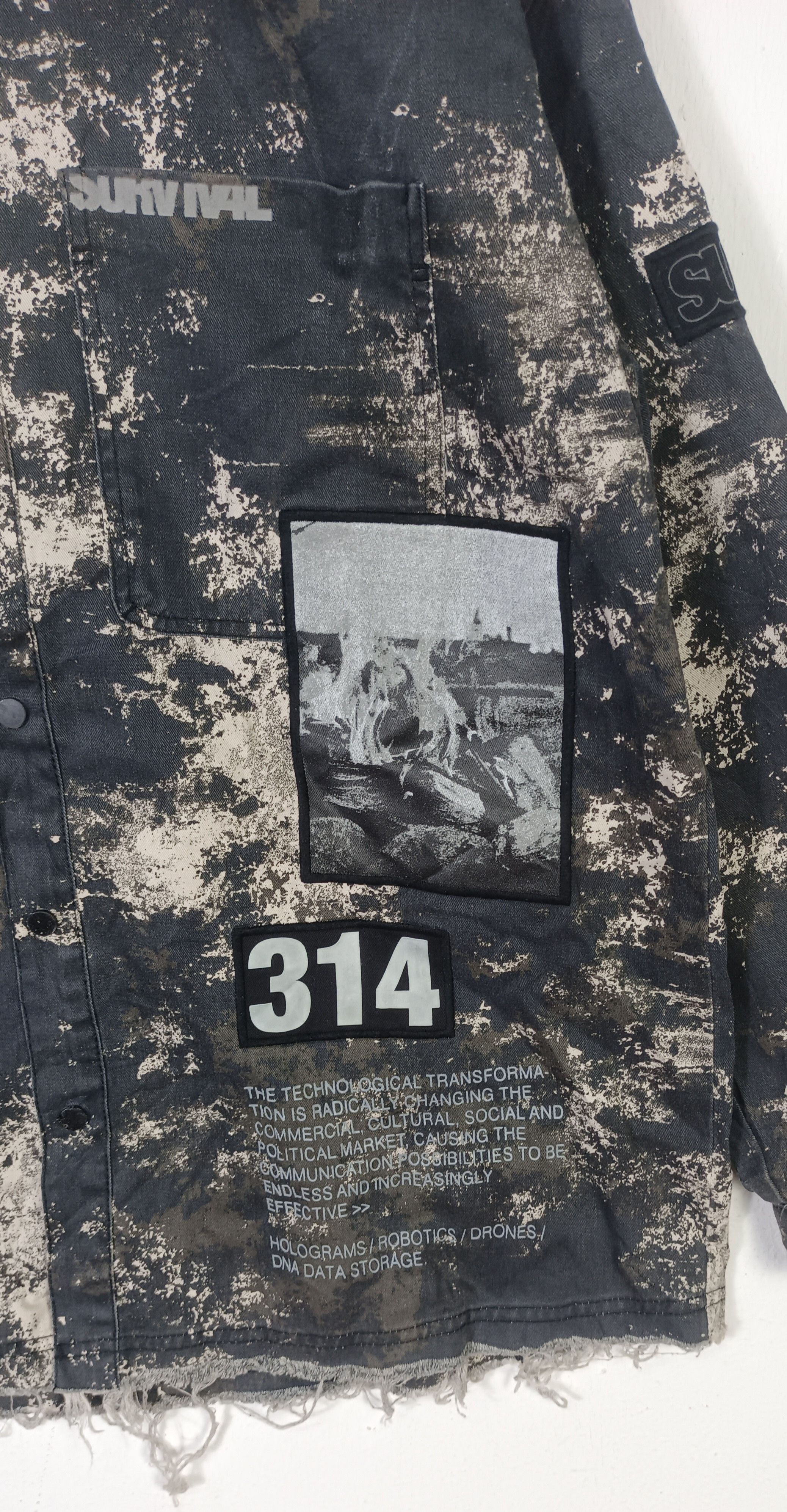 Bershka Bershka Survival Padded ifsixwasnine lgb Jacket Size US XL / EU 56 / 4 - 9 Thumbnail