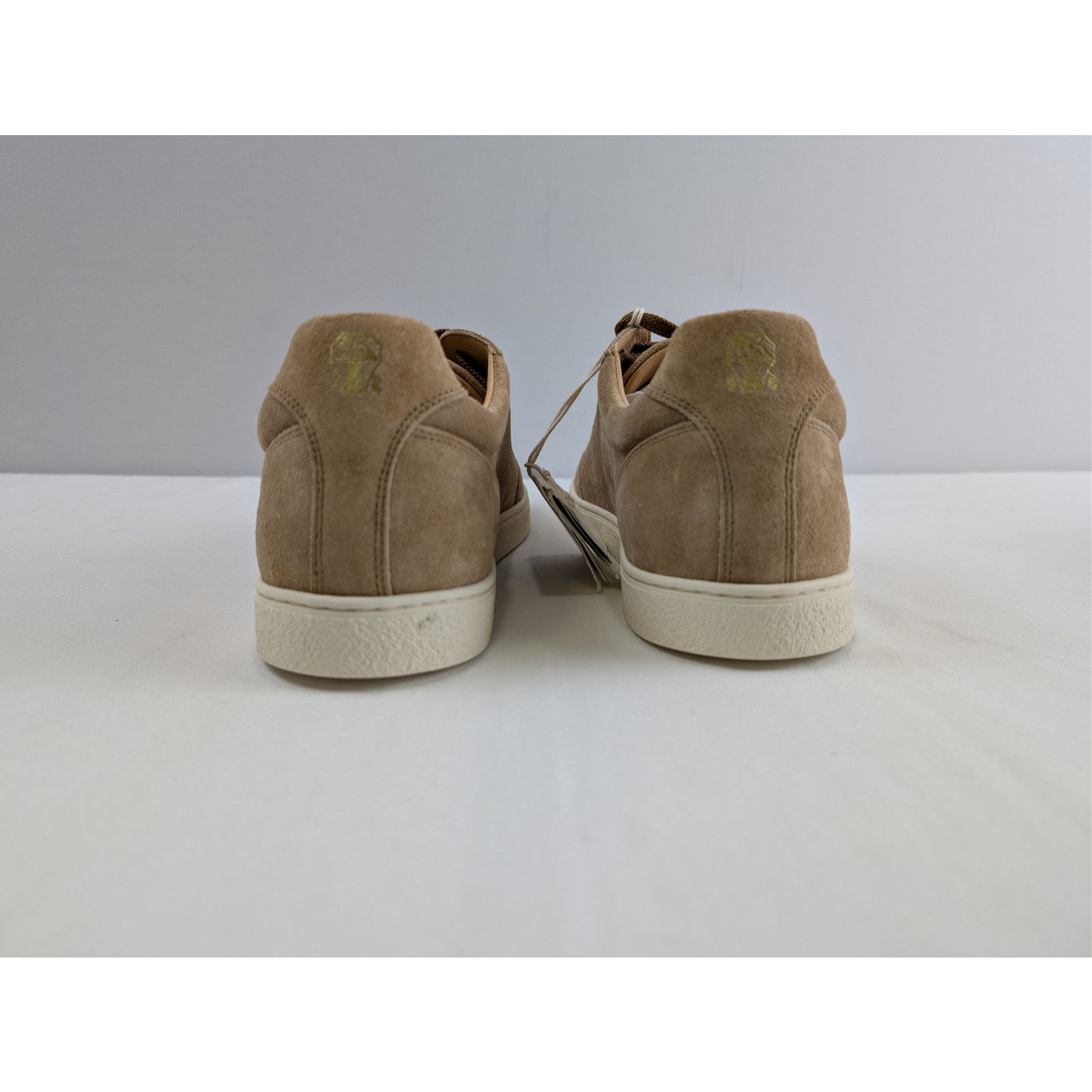 Brunello Cucinelli o1rshd1 'Coda di Rondine' suede sneakers in taupe/brown Size US 11 / EU 44 - 11 Thumbnail