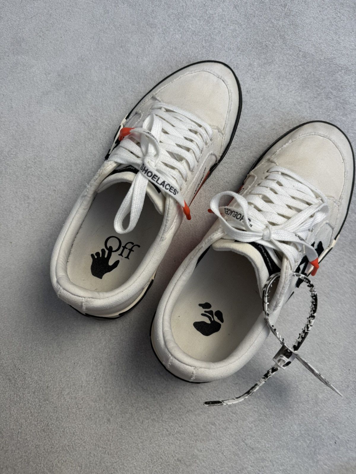 Off-White Off-White Low Vulcanized Canvas Sneakers size43 Size US 9.5 / EU 42-43 - 13 Thumbnail