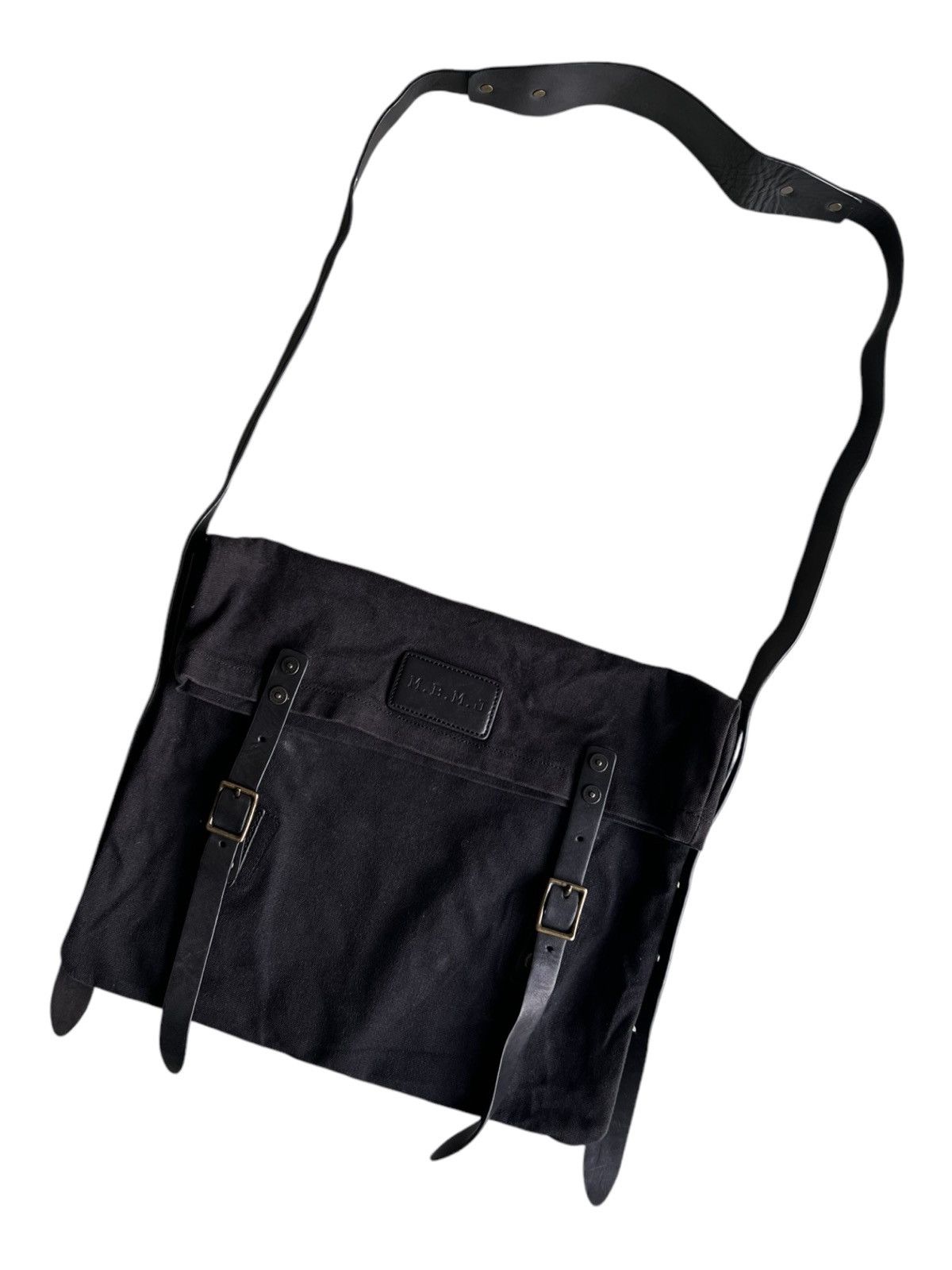 Heaven by Marc Jacobs MJ Heaven MBMJ Foldable Canvas Leather Sling Crossbody Bag Size ONE SIZE - 4 Thumbnail