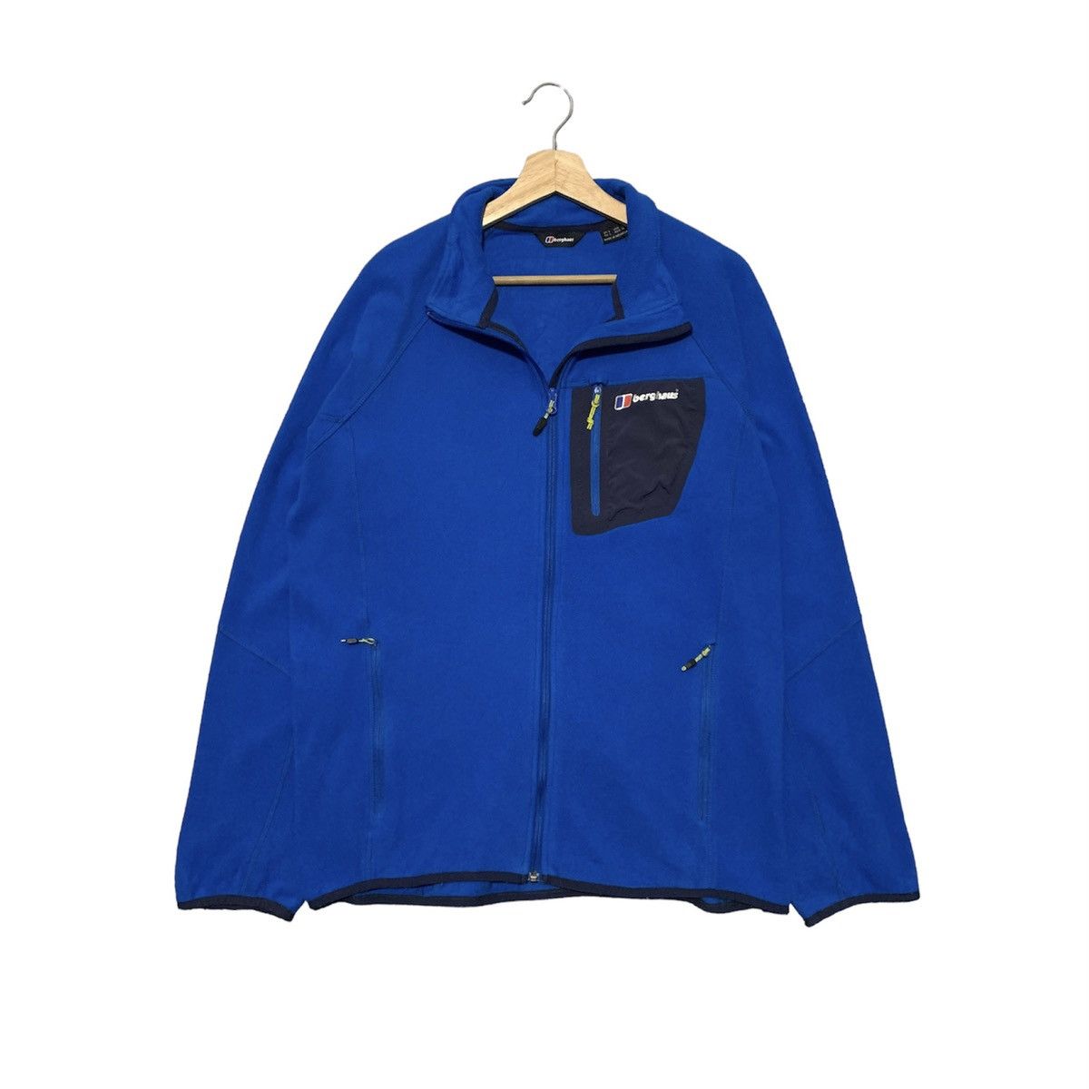 image of Berghaus Outdoor Fleece in Blue, Men's (Size Large)