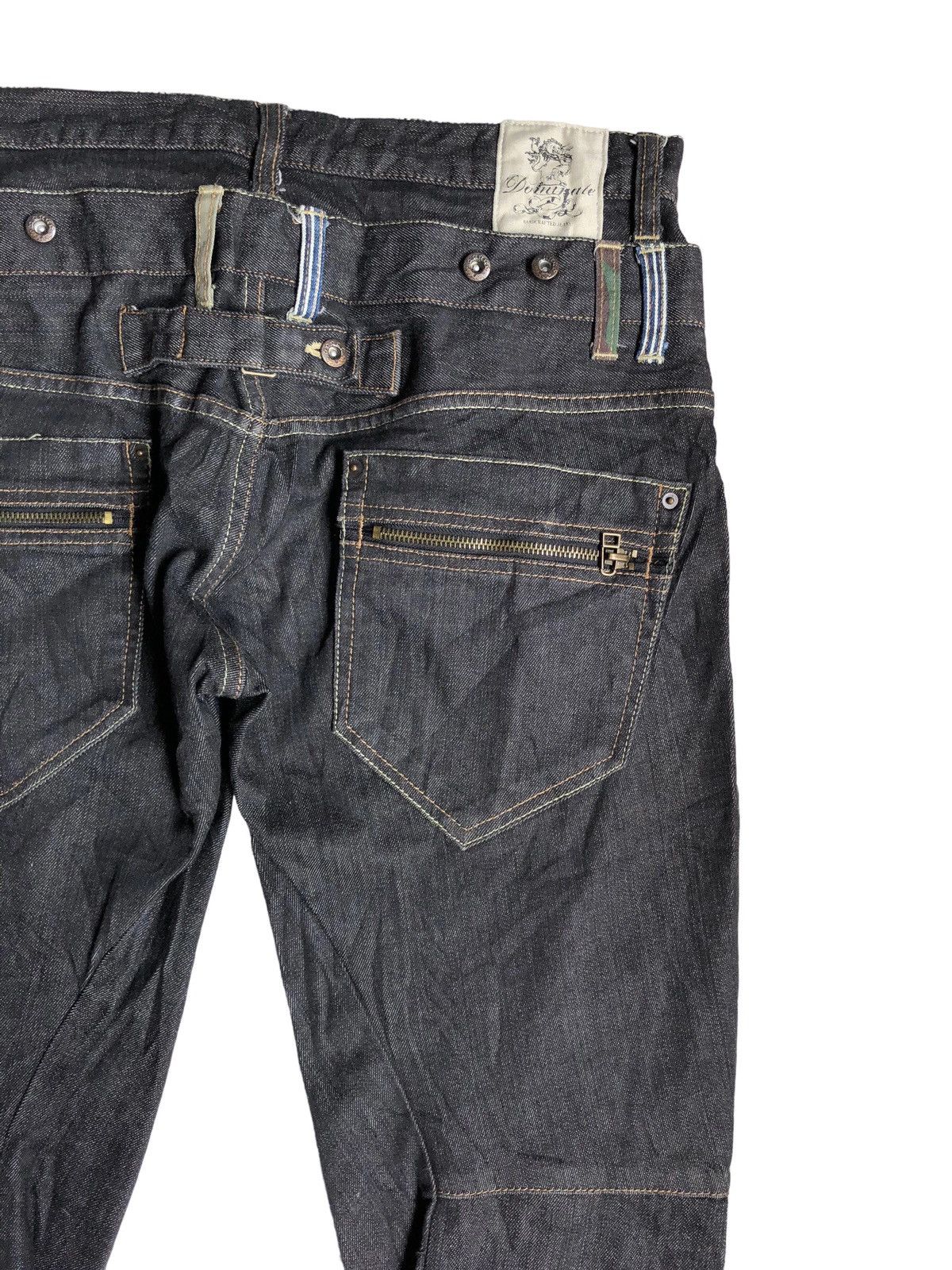 If Six Was Nine Japanese Brand Dominate Double Waist Jeans Size US 32 / EU 48 - 9 Thumbnail