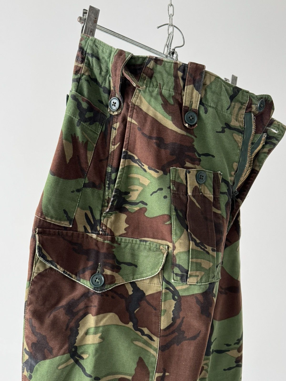 Japanese Brand × Vintage 1960s British Army 1968 Pattern DPM Camo Combat Trousers Size US 30 / EU 46 - 6 Thumbnail