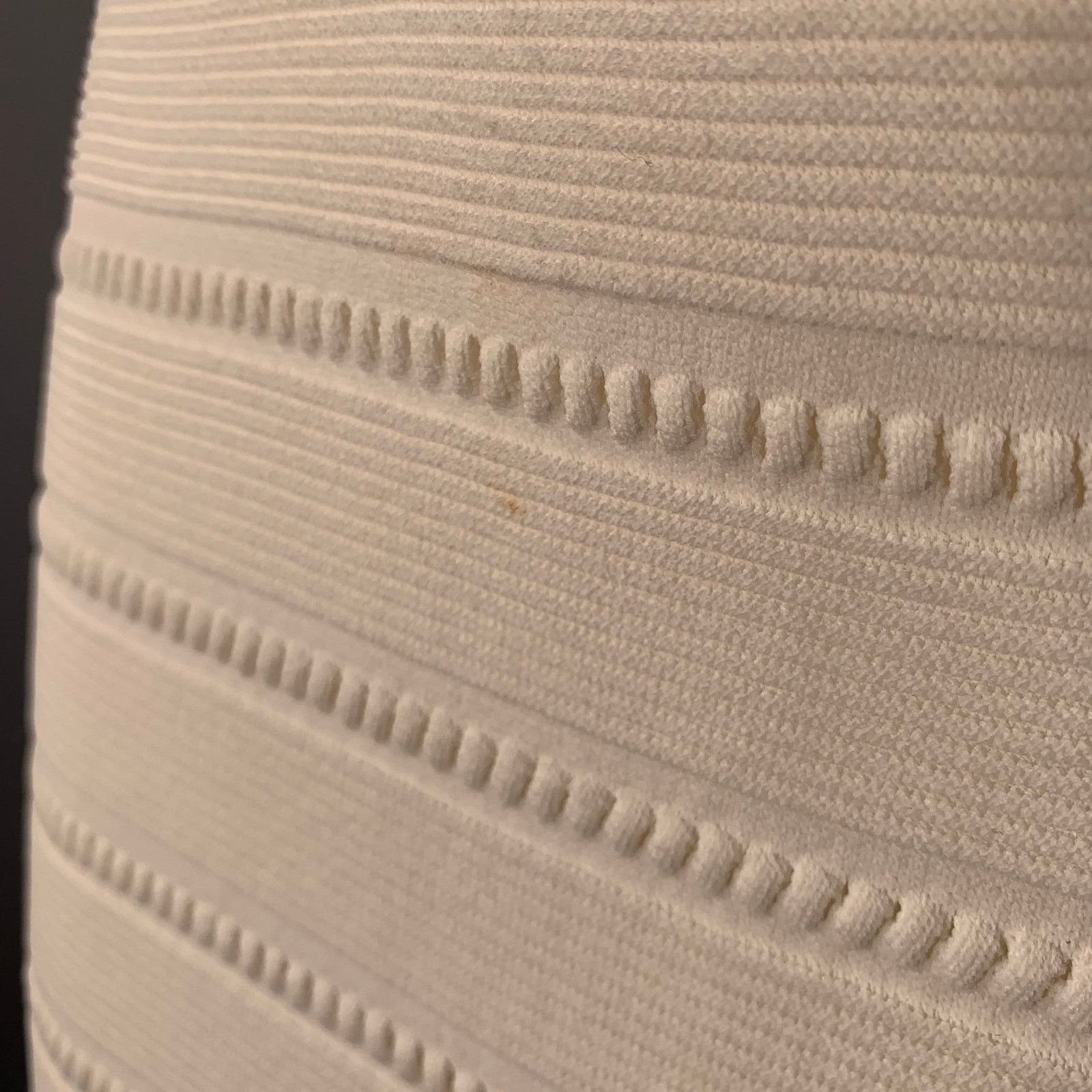 Dsquared2 Size M White Rayon Polyamide Textured Short Sleeve Dress Size M / US 6-8 / IT 42-44 - 8 Thumbnail