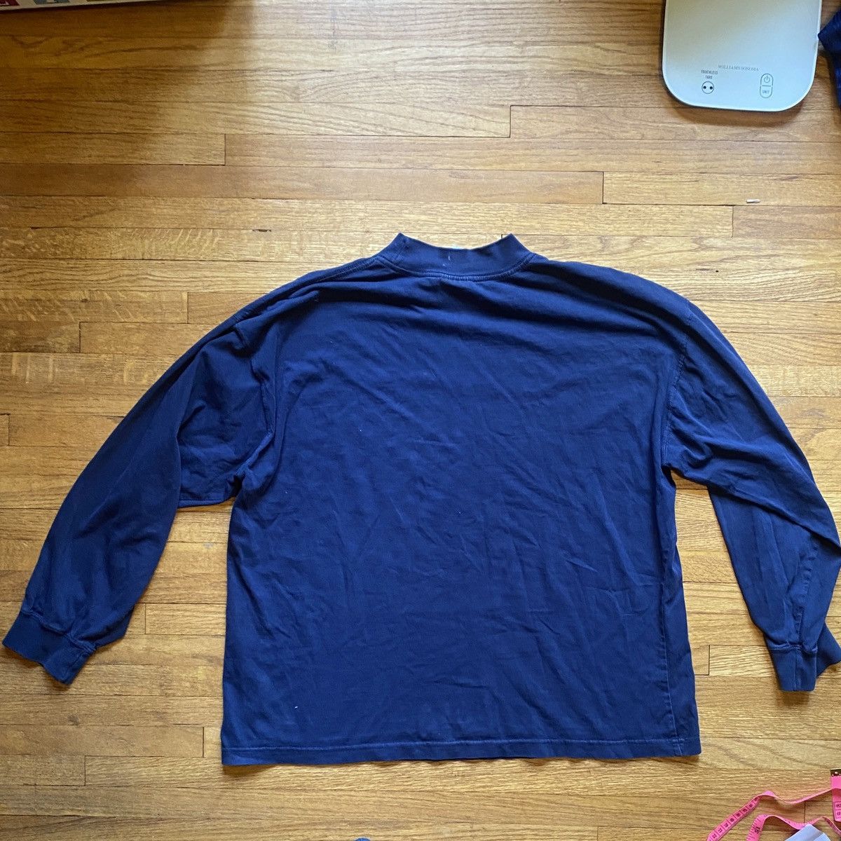Reebok Reebok Y2K Early 2000s Mock Neck Turtle Neck Dark Blue Size US L / EU 52-54 / 3 - 3 Thumbnail