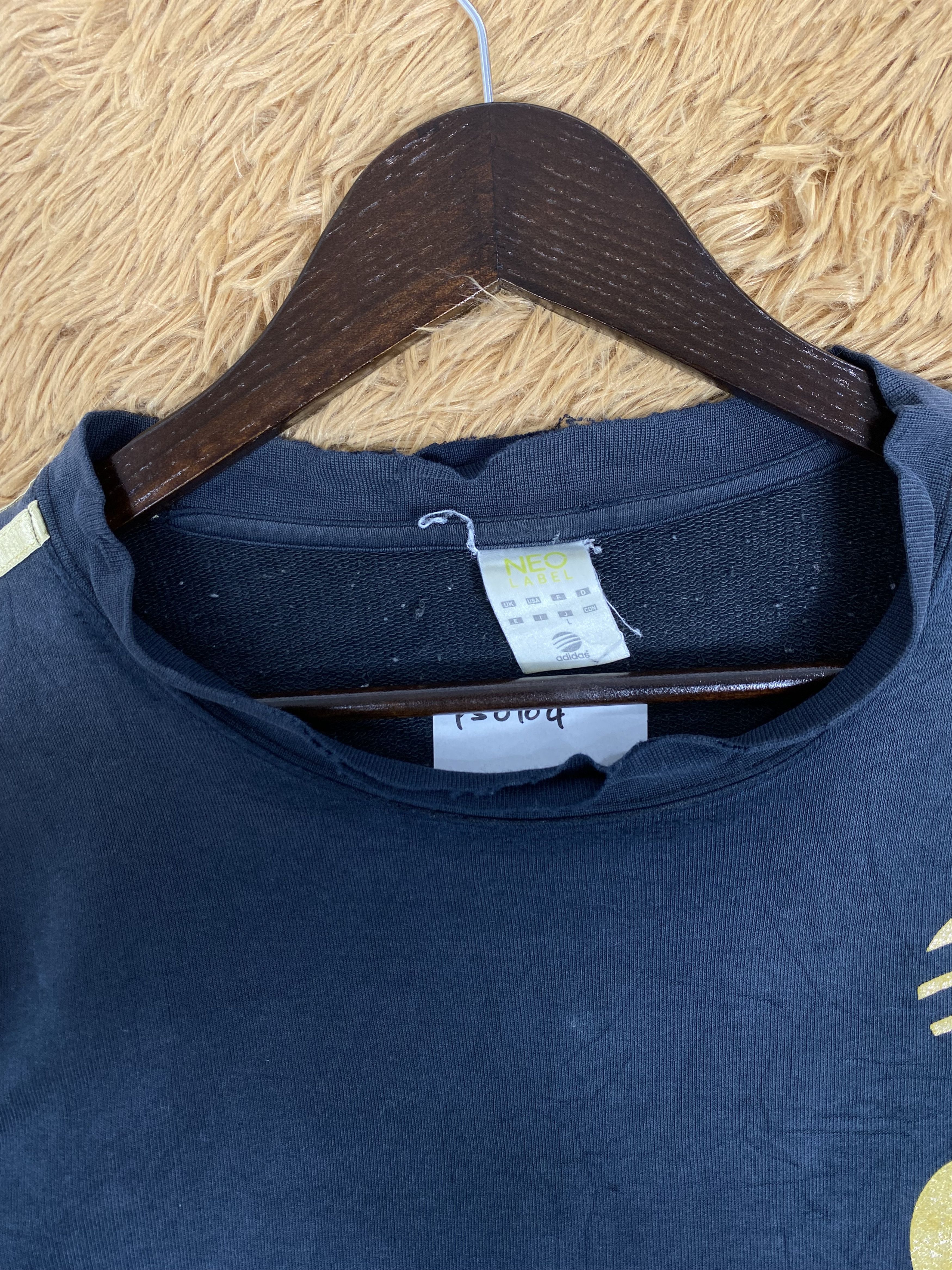 Adidas Vintage Adidas Neo Big Logo Sweatshirts PS0104 Size US M / EU 48-50 / 2 - 3 Thumbnail