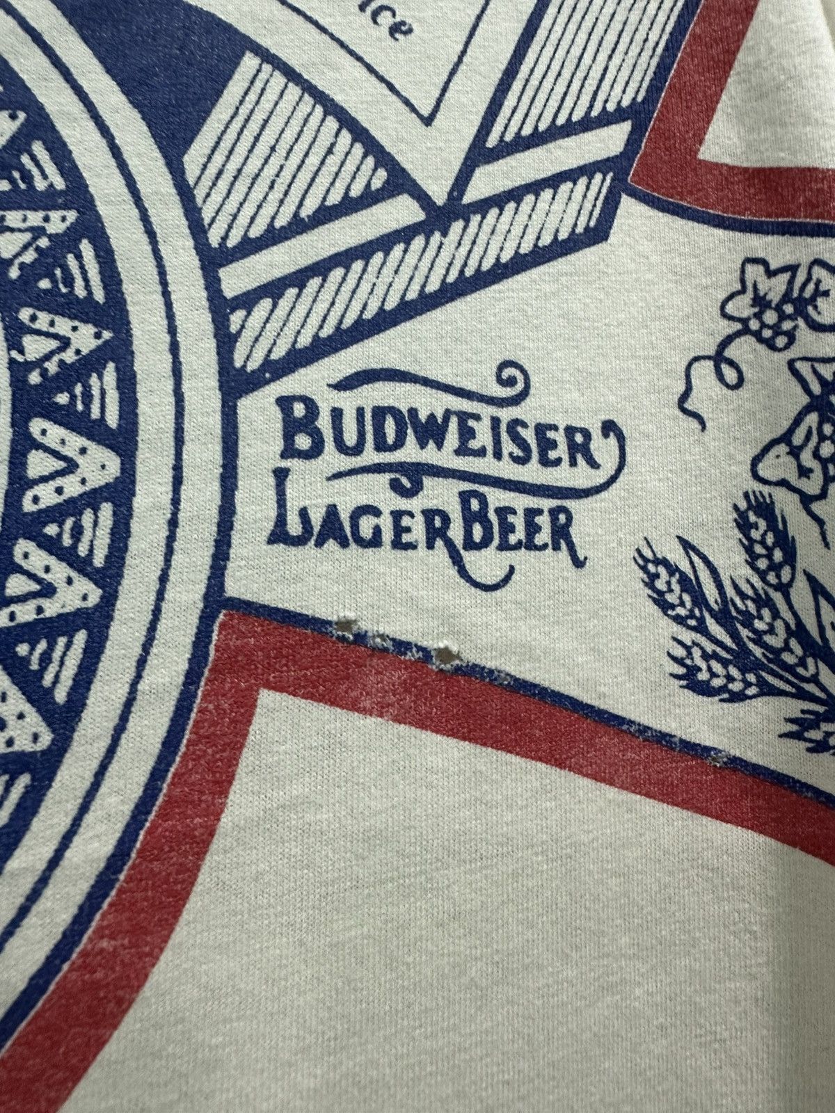 Budweiser Vintage White Budweiser "King of Beers" 1990s AOP Tee Size US XL / EU 56 / 4 - 13 Thumbnail