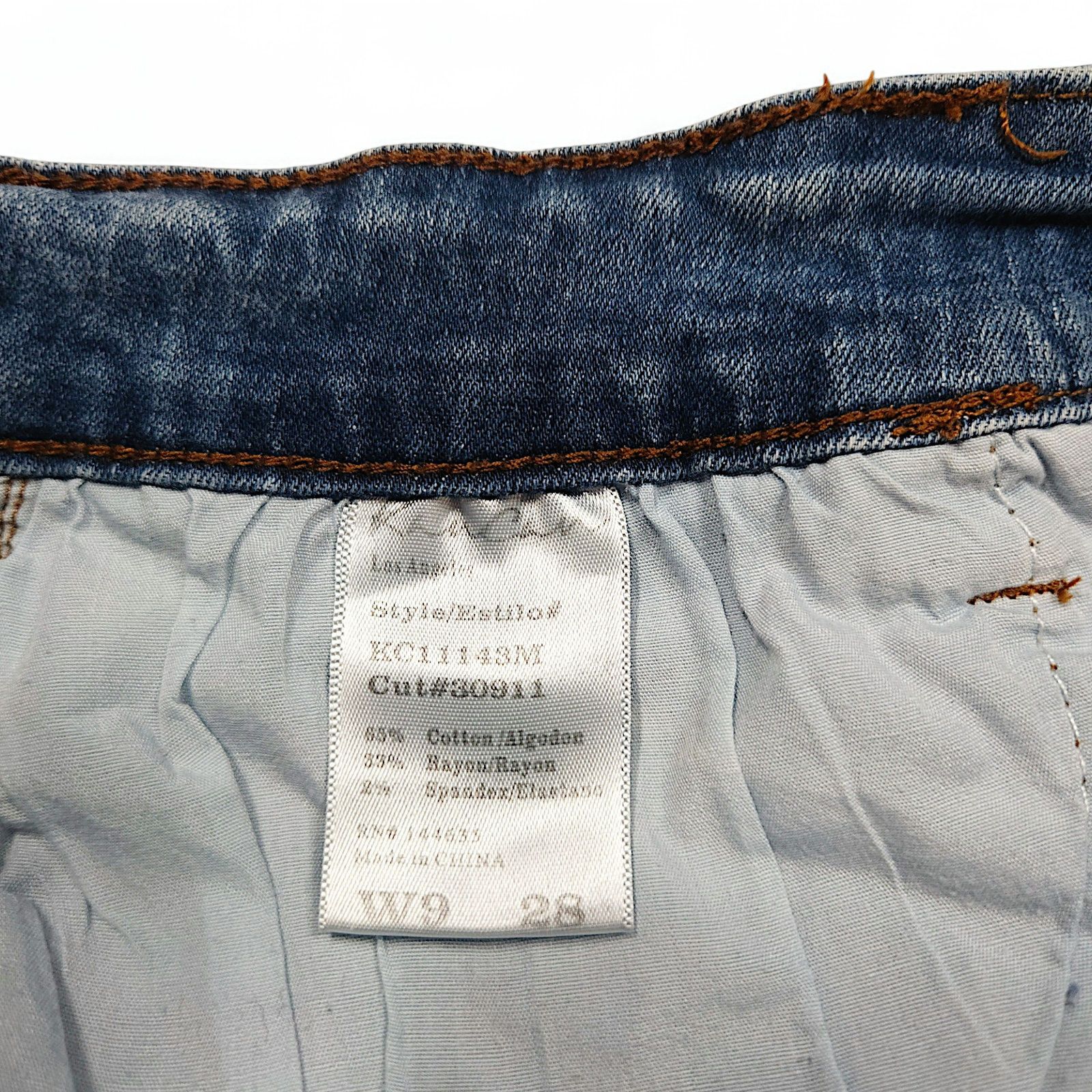 Other EUC Kancan High Rise Denim Shorts Sz. 28 Blue Distressed Size 28" / US 6 / IT 42 - 5 Thumbnail