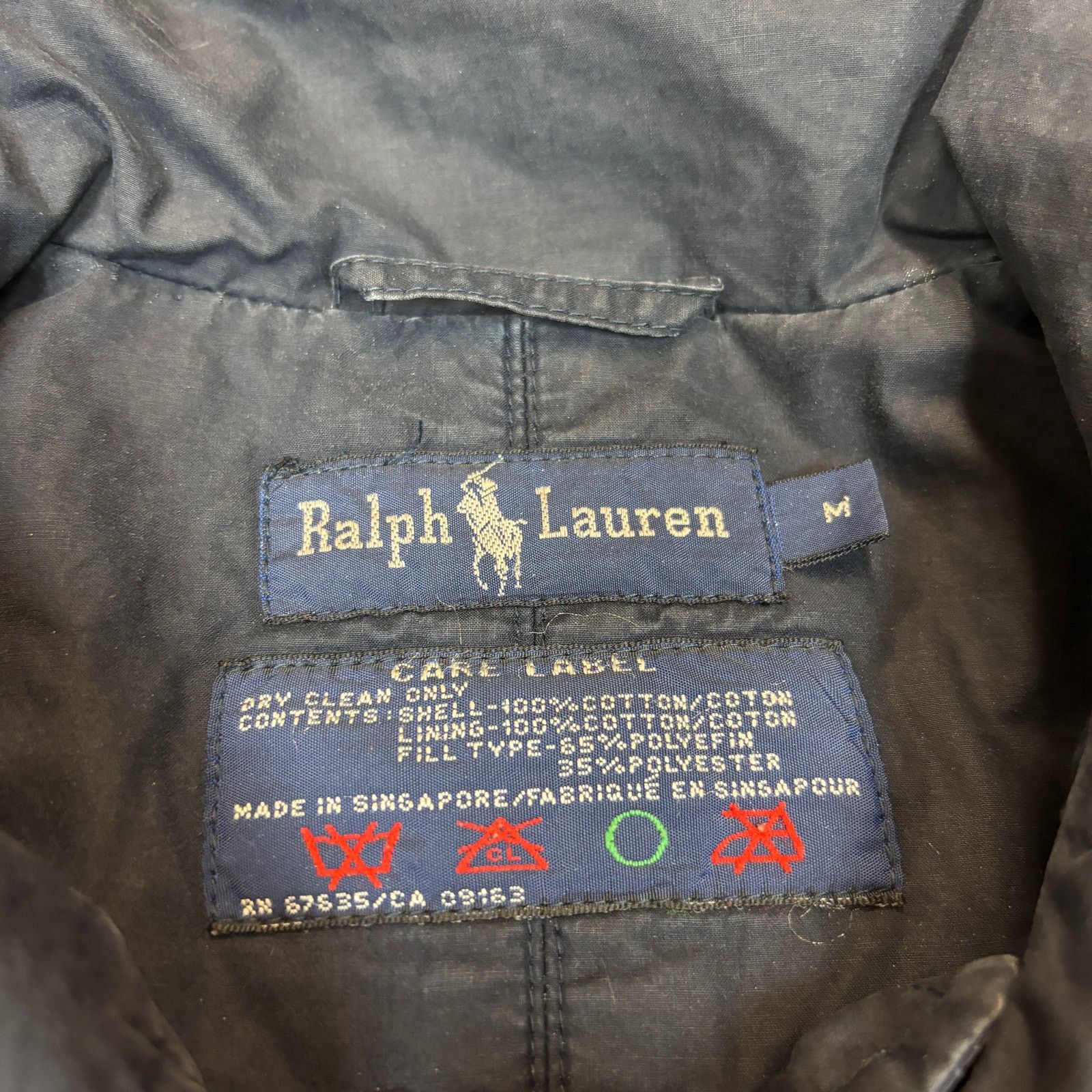 Vintage Vintage Ralph Lauren Double Breasted Peacoat Jacket m Size US M / EU 48-50 / 2 - 4 Thumbnail