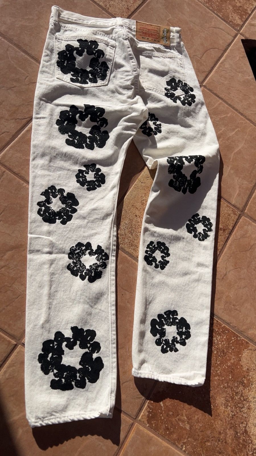 DENIM TEARS White Denim Tears Jeans Size US 34 / EU 50 - 3 Thumbnail