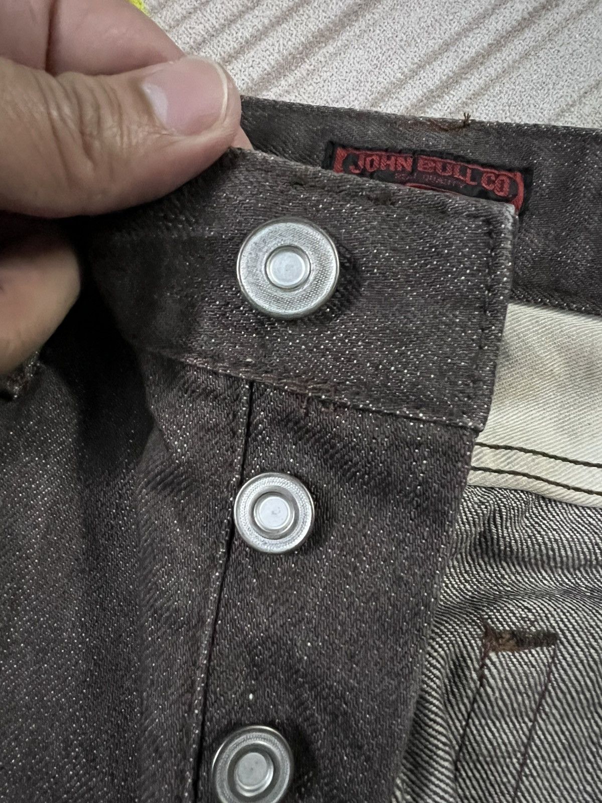 If Six Was Nine × Johnbull × KOJIMA GENES Vintage John Bull Co Brown Jeans Very Rare Size US 27 - 8 Thumbnail